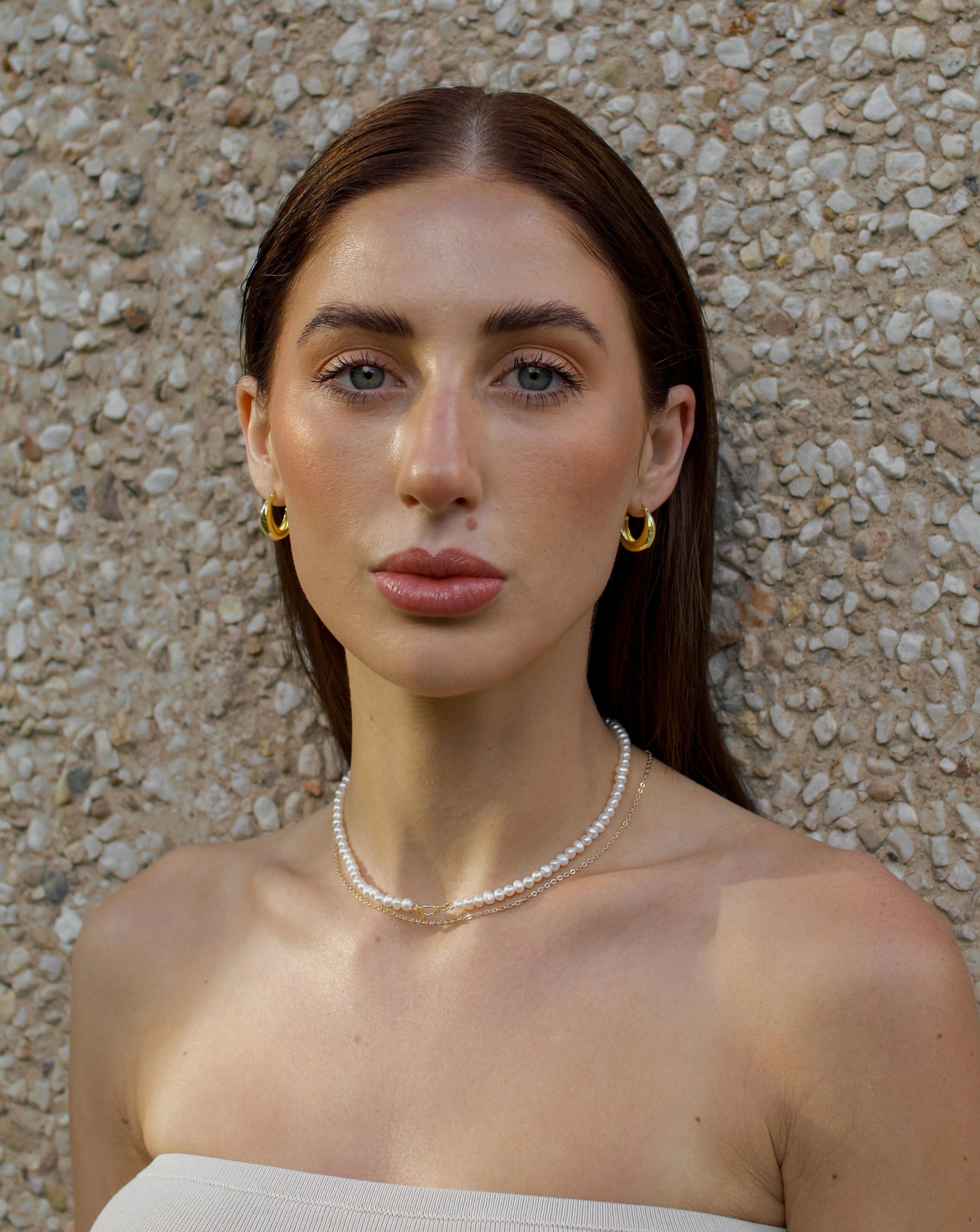 Adeline Single Row Pearl Choker - Image 7