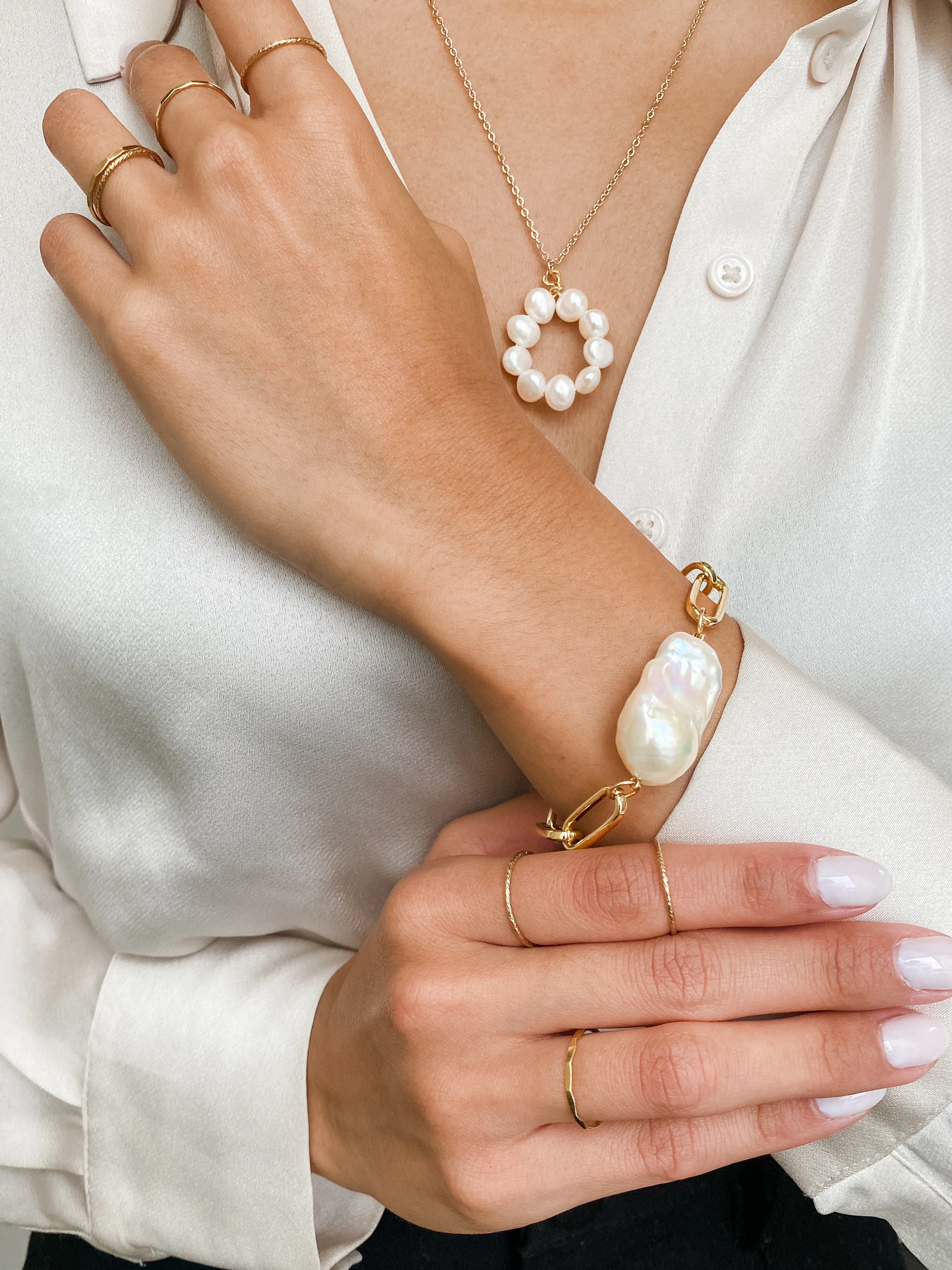 Alison Pearl Necklace - Image 3
