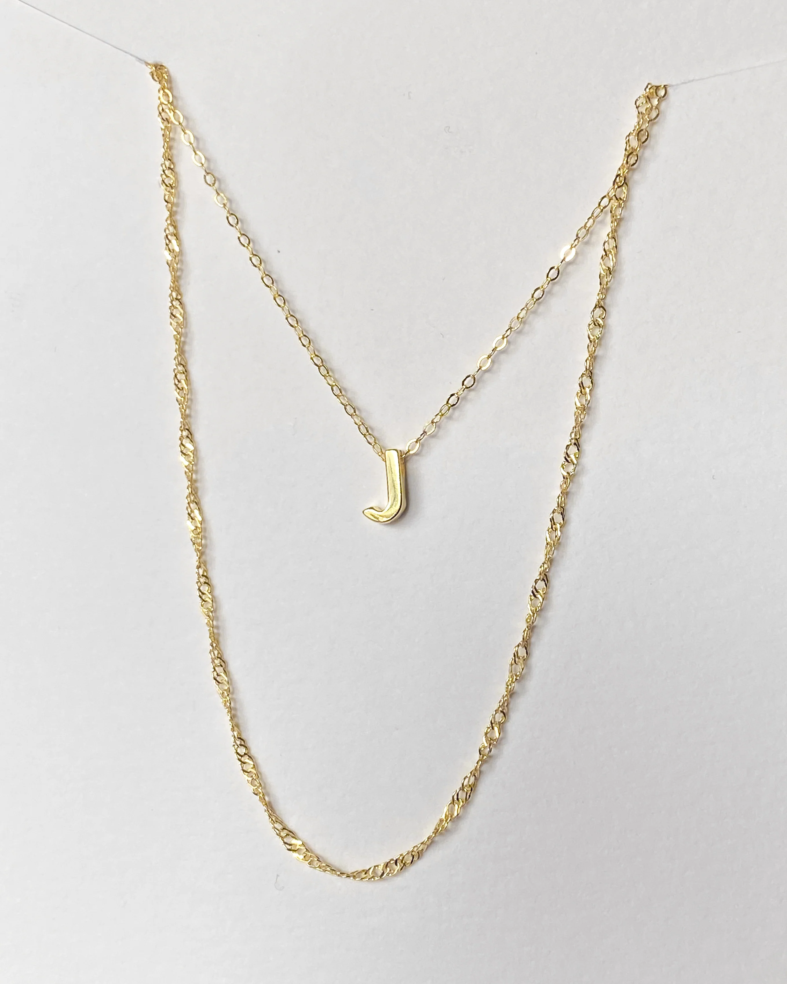 Alphabet + Long Anne Necklace Set - Image 11