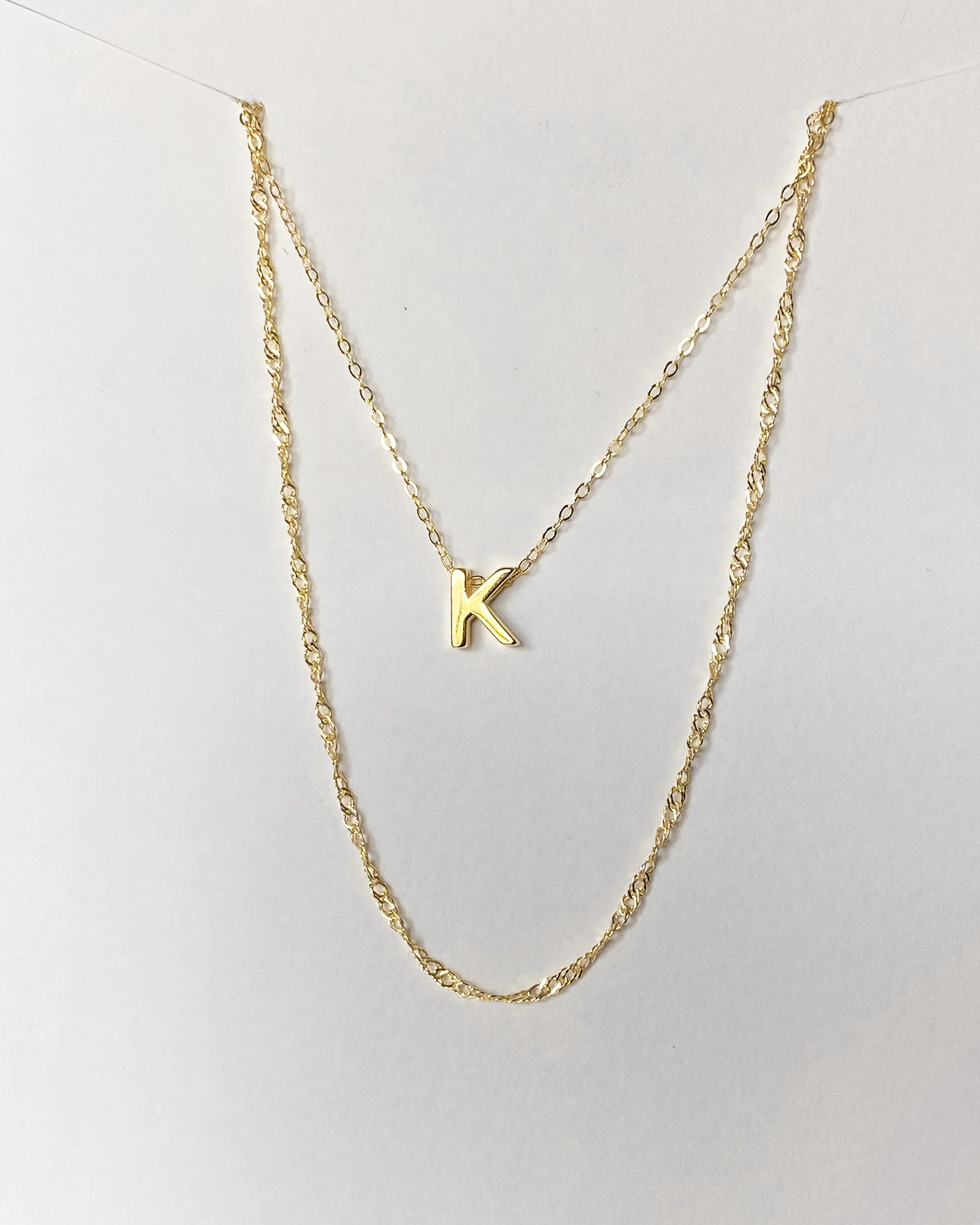 Alphabet + Long Anne Necklace Set - Image 12