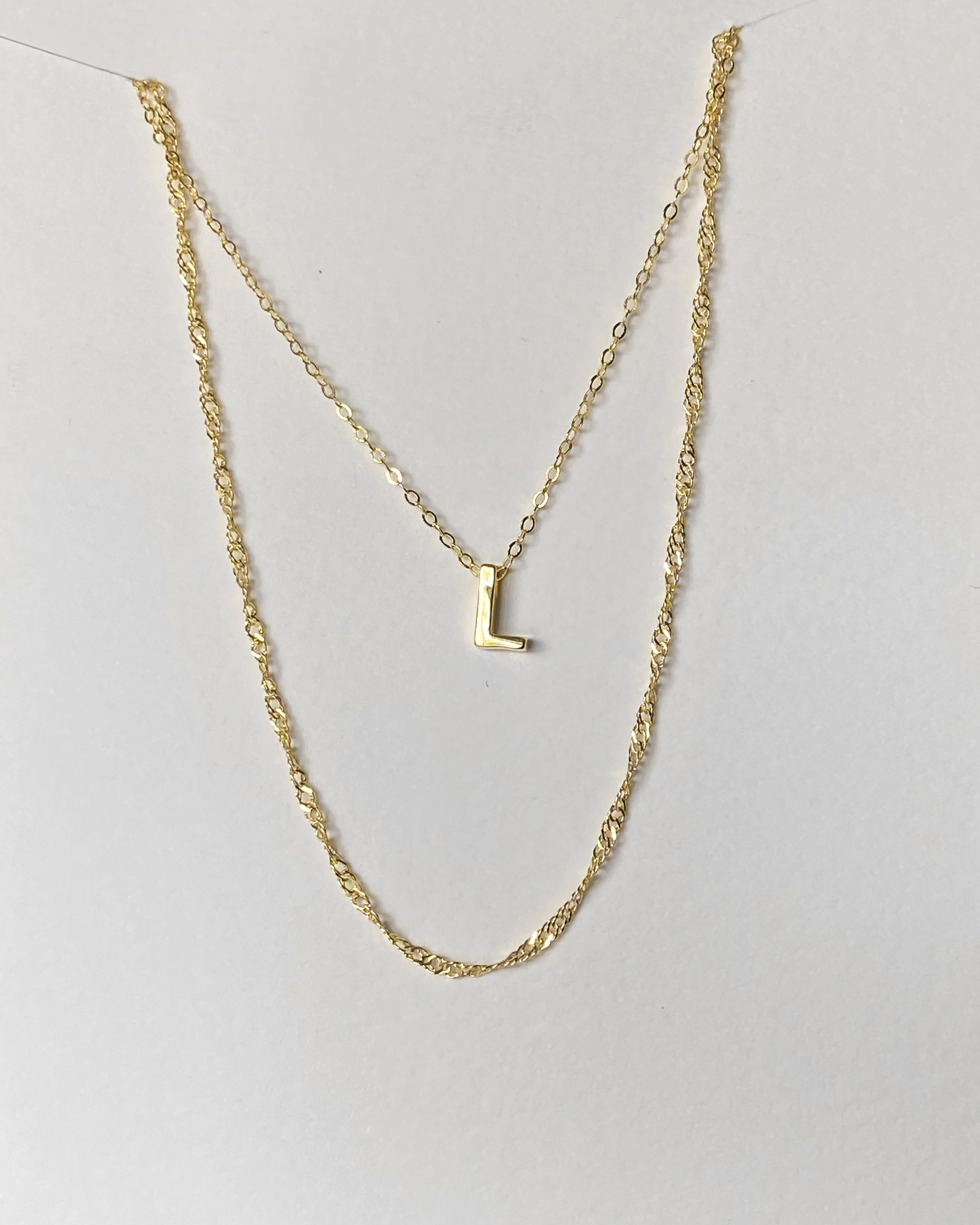 Alphabet + Long Anne Necklace Set - Image 13