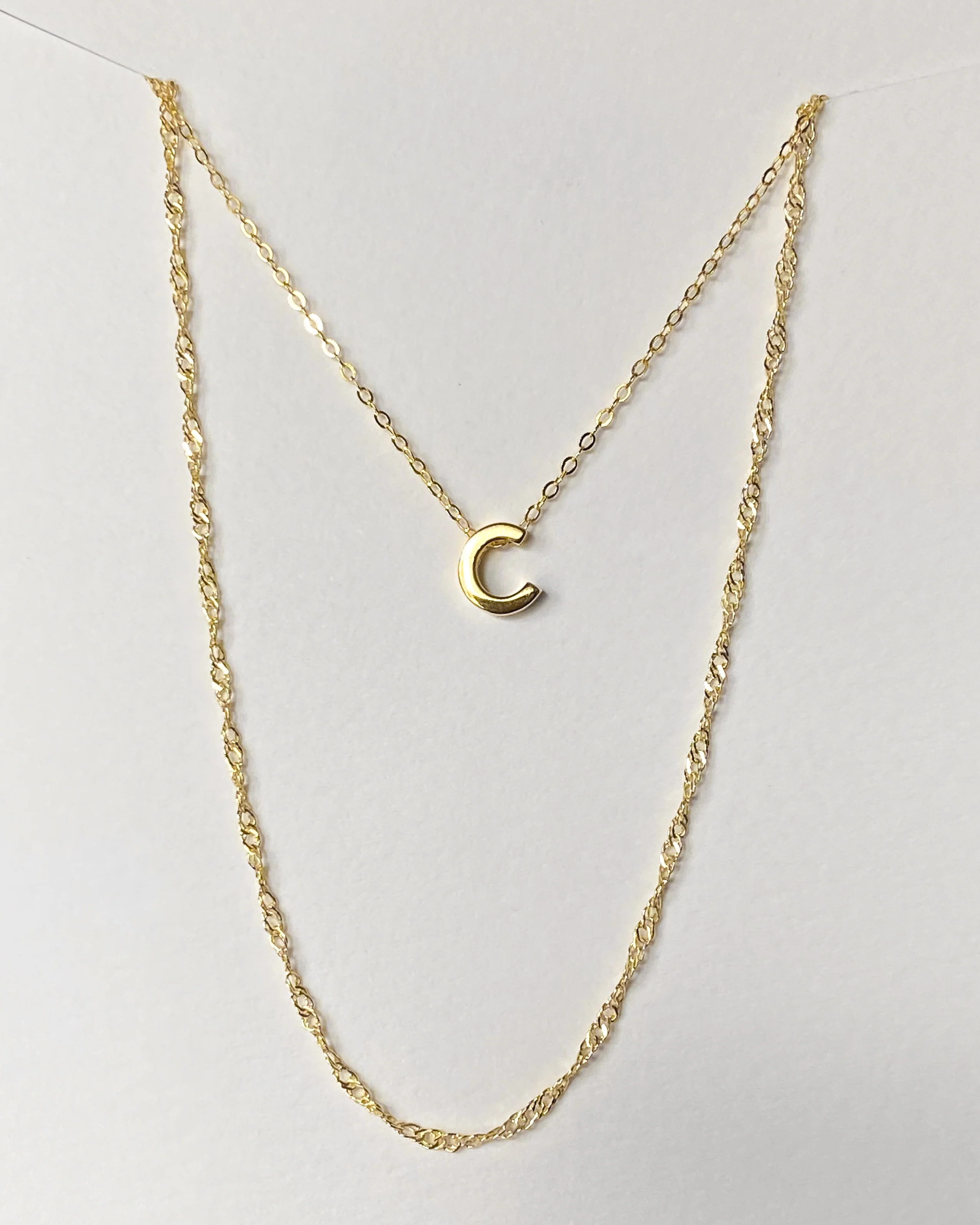 Alphabet + Long Anne Necklace Set - Image 4