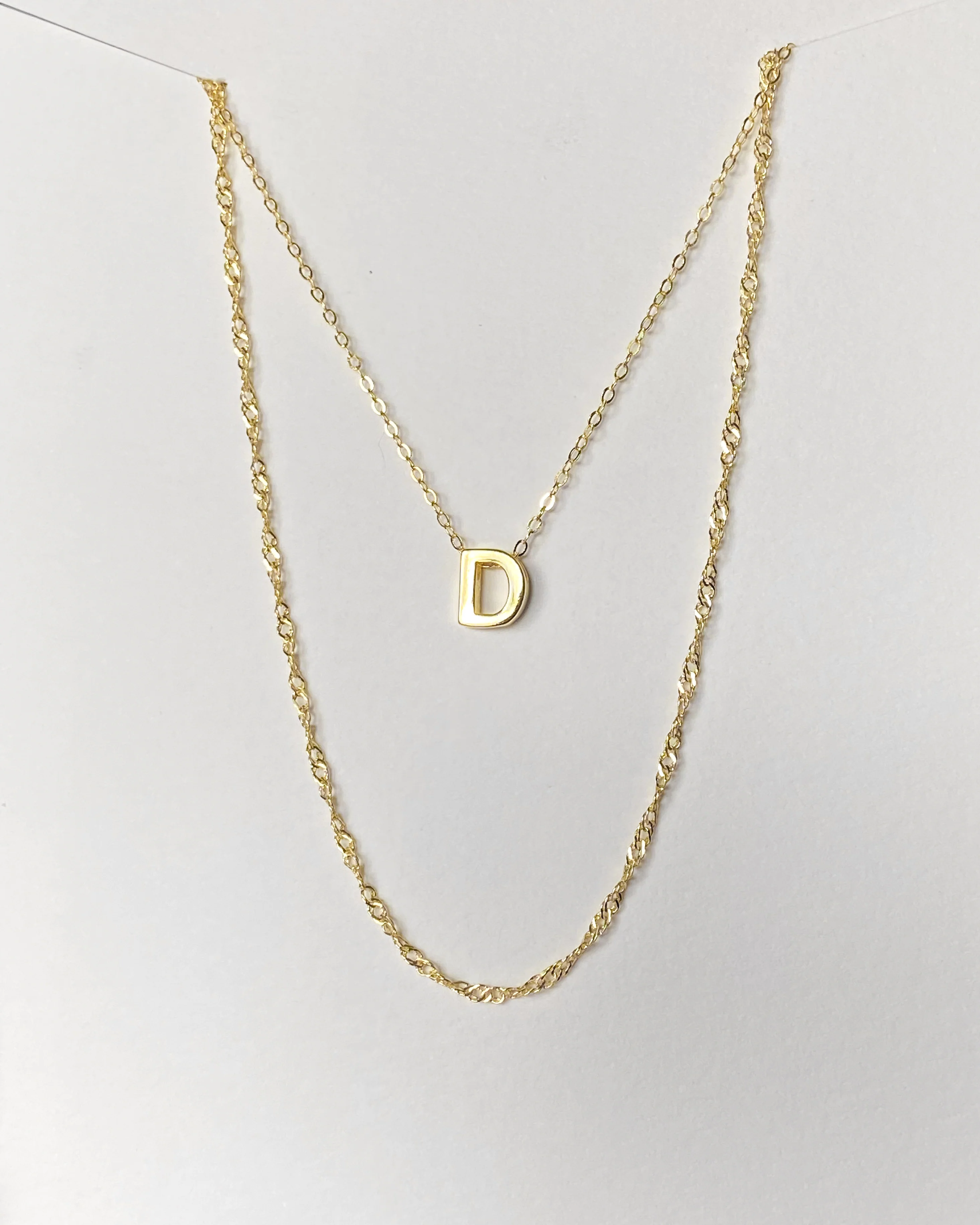 Alphabet + Long Anne Necklace Set - Image 5