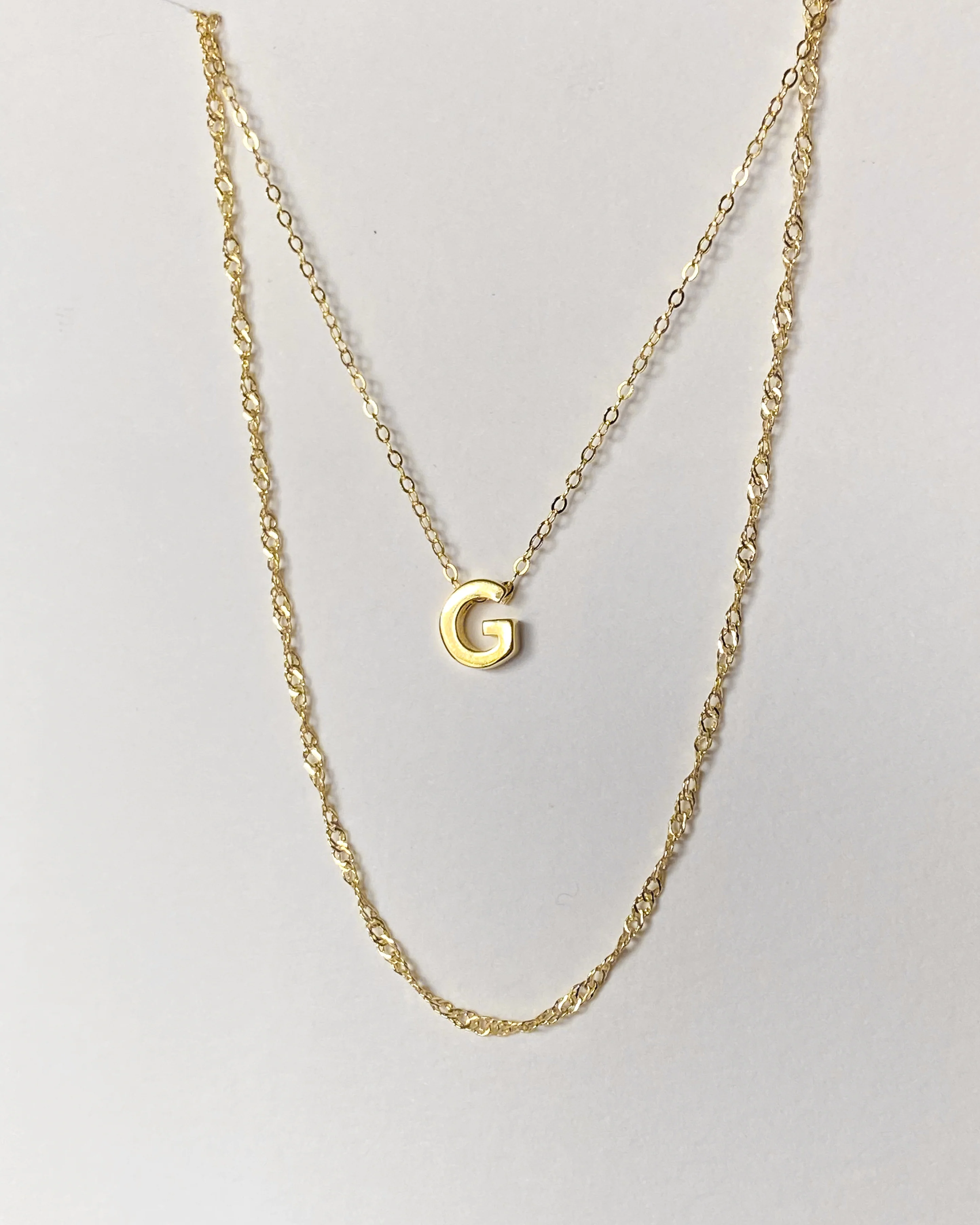 Alphabet + Long Anne Necklace Set - Image 8