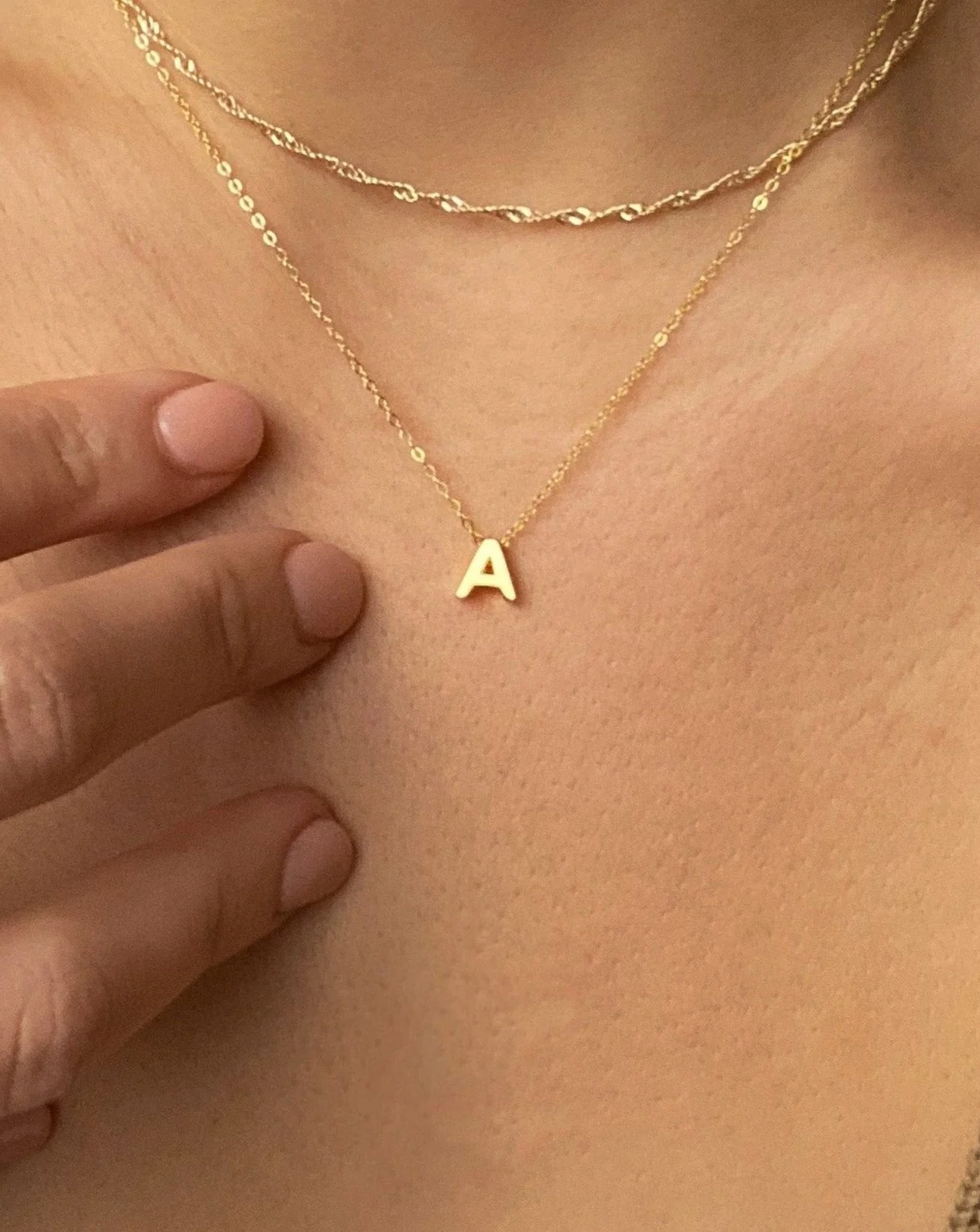 A - Alphabet Necklace - Image 2