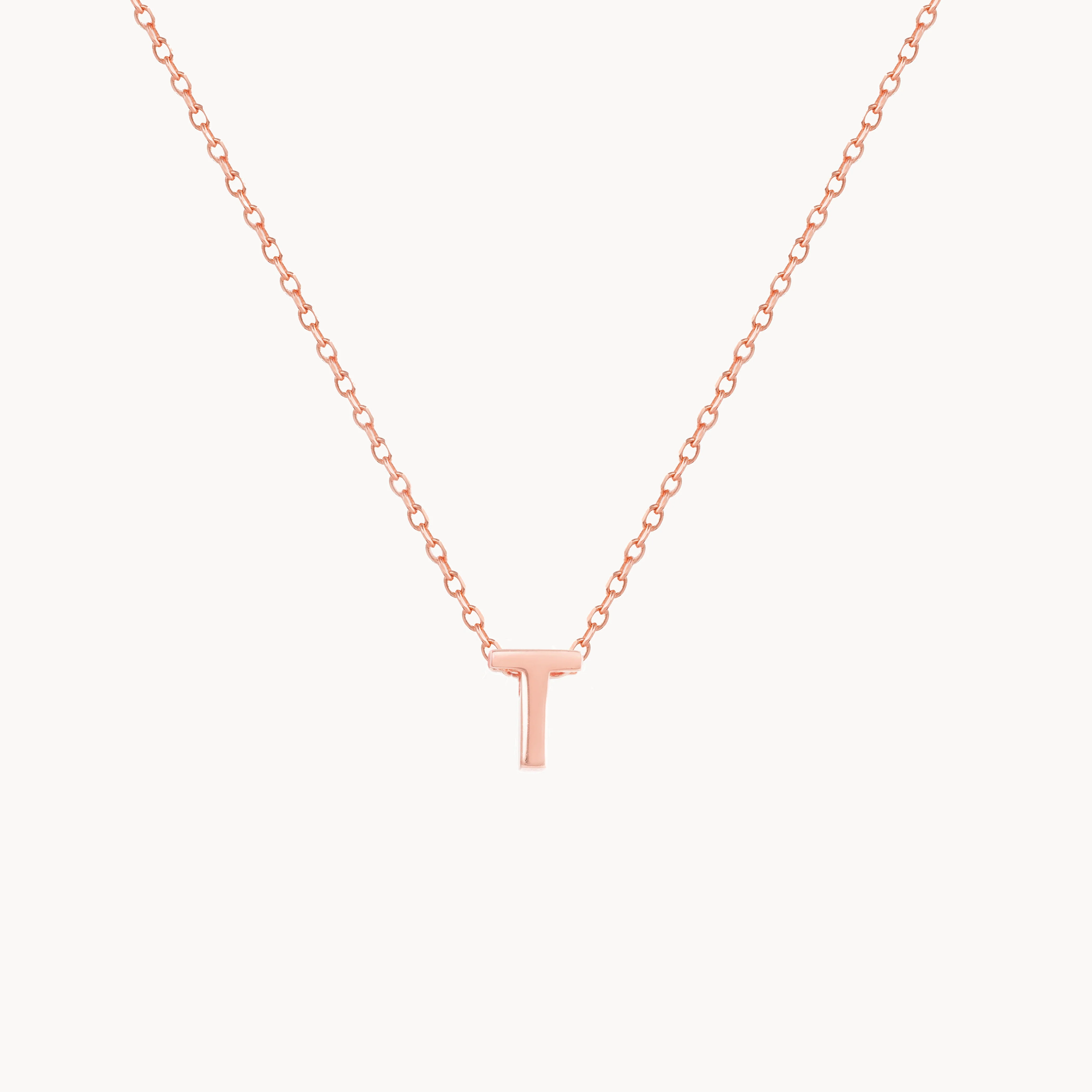 Alphabet Necklace - Rose gold - Image 20