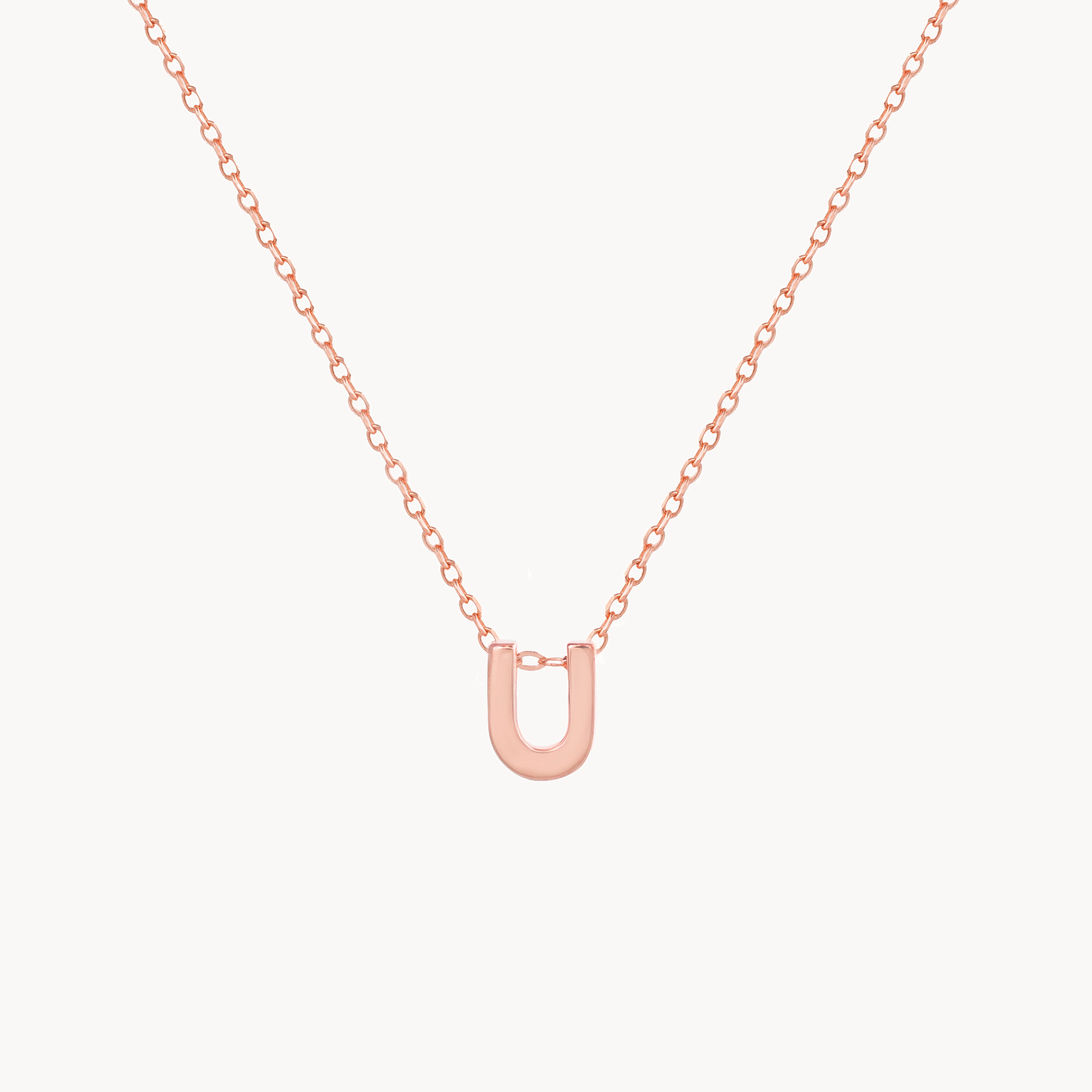 Alphabet Necklace - Rose gold - Image 21