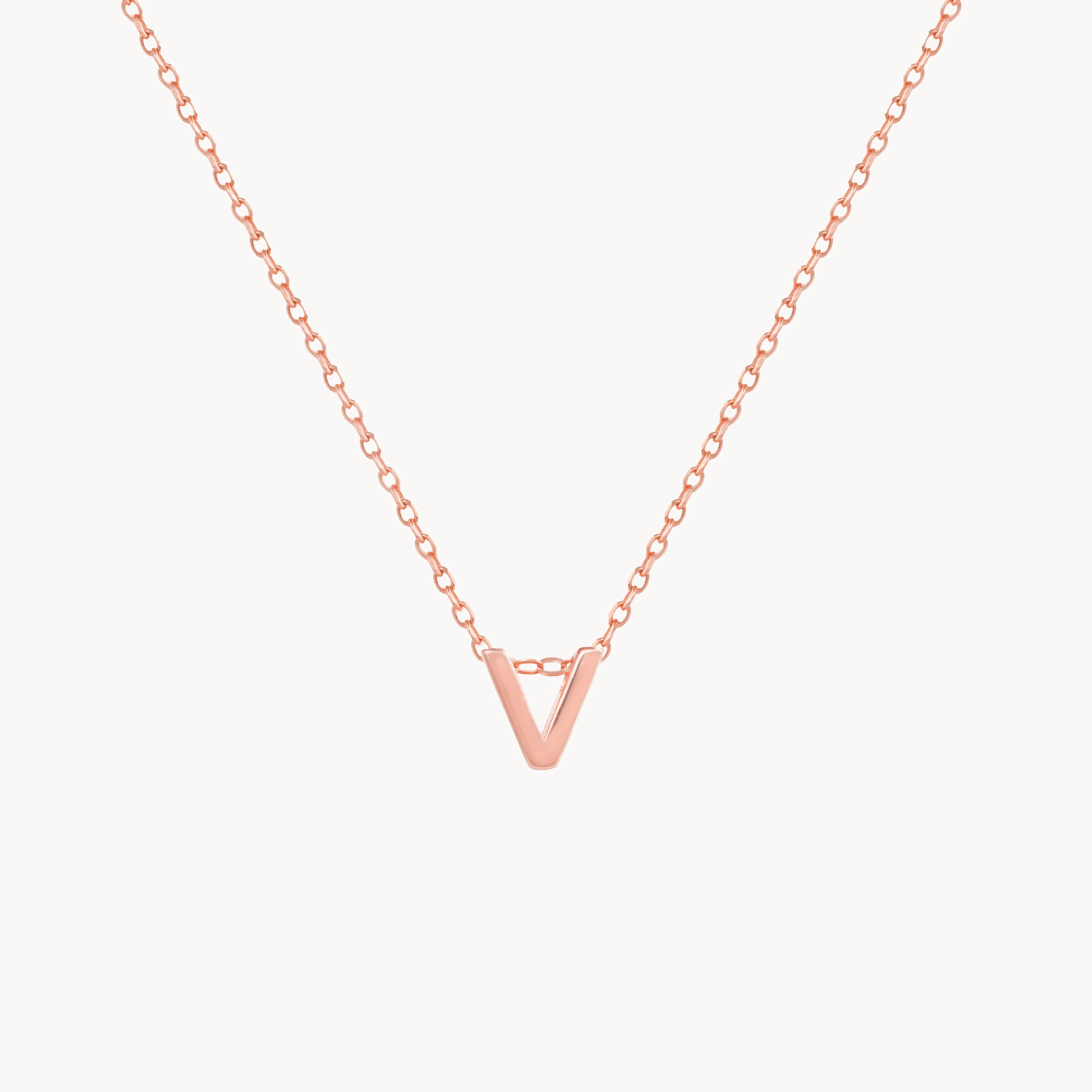 Alphabet Necklace - Rose gold - Image 22