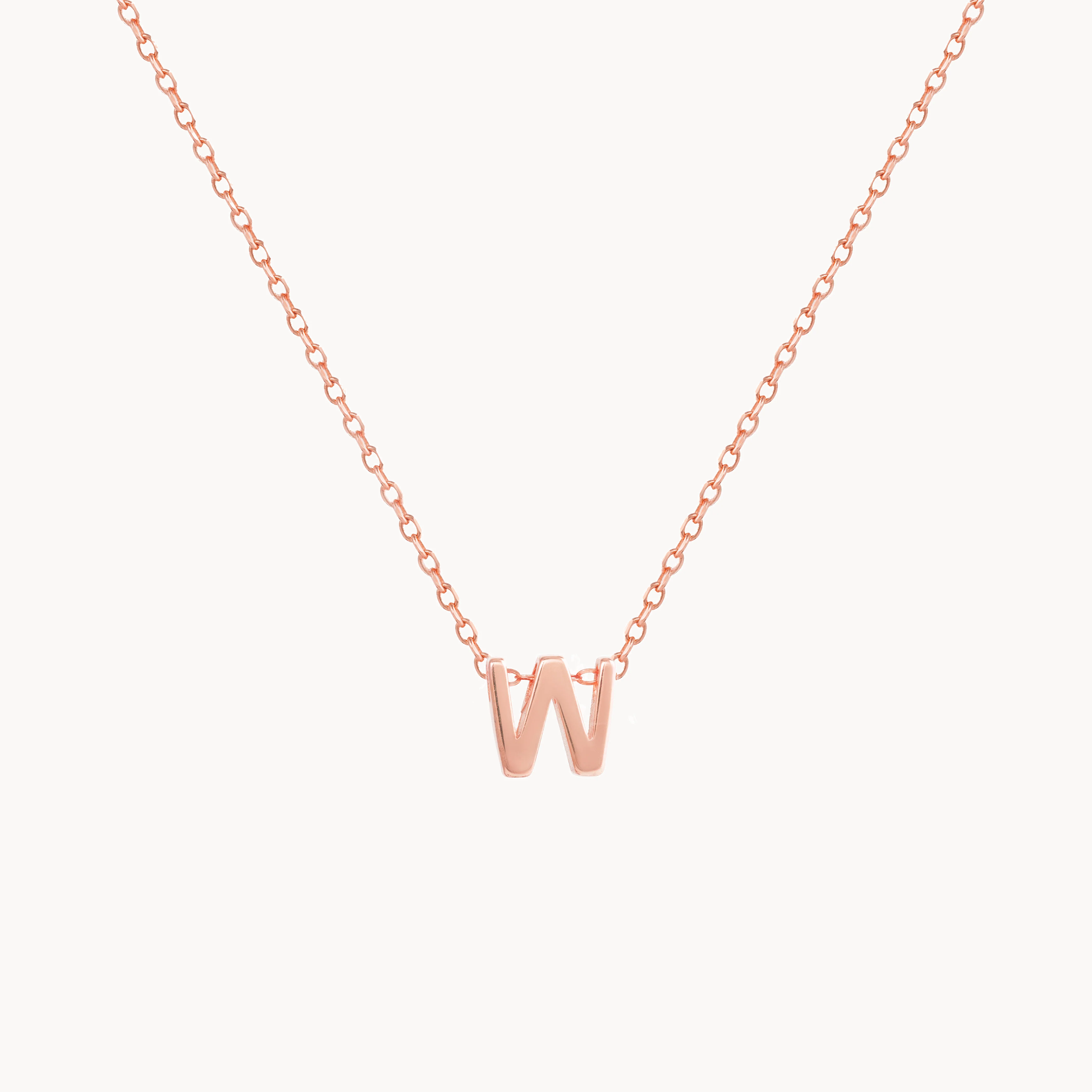 Alphabet Necklace - Rose gold - Image 23
