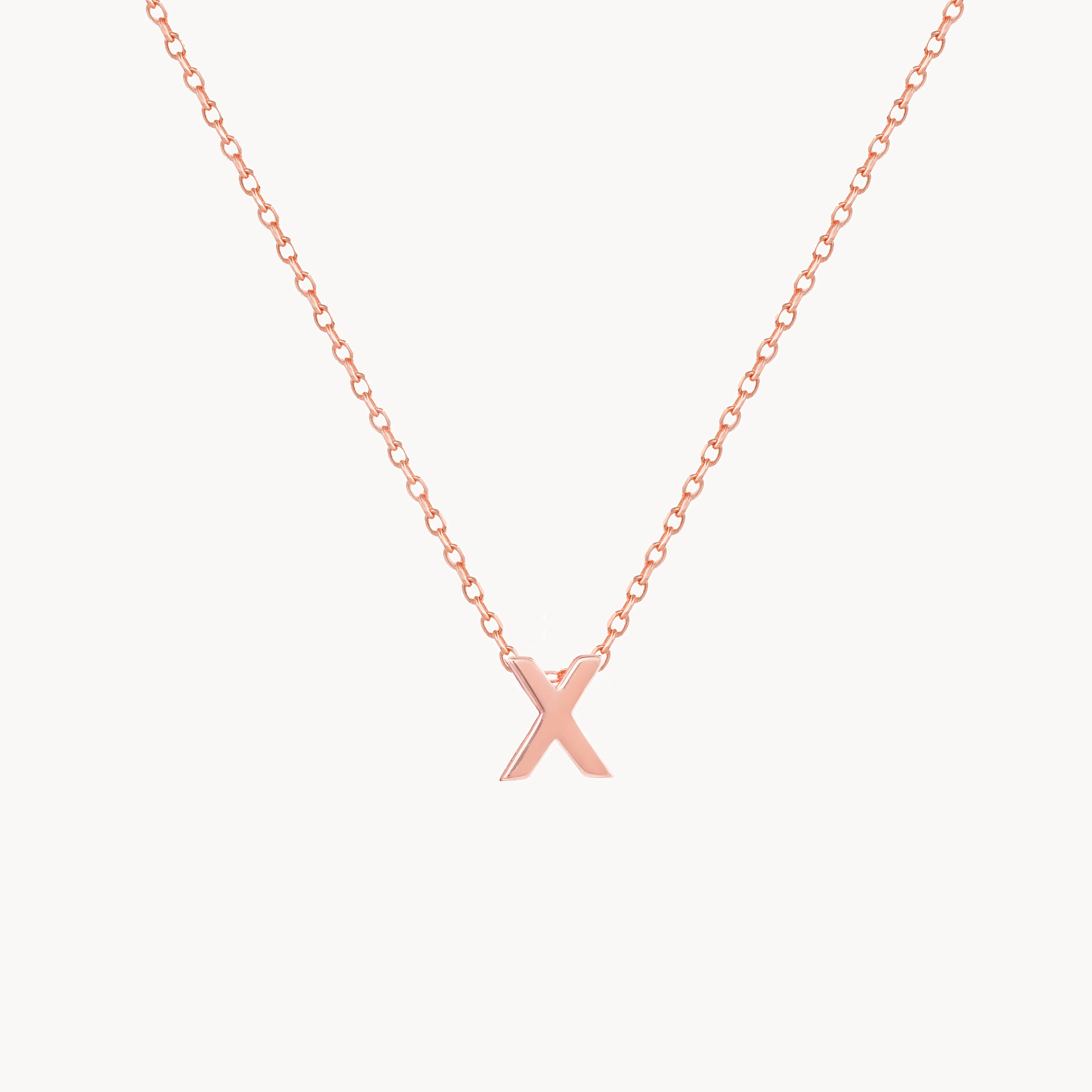 Alphabet Necklace - Rose gold - Image 24