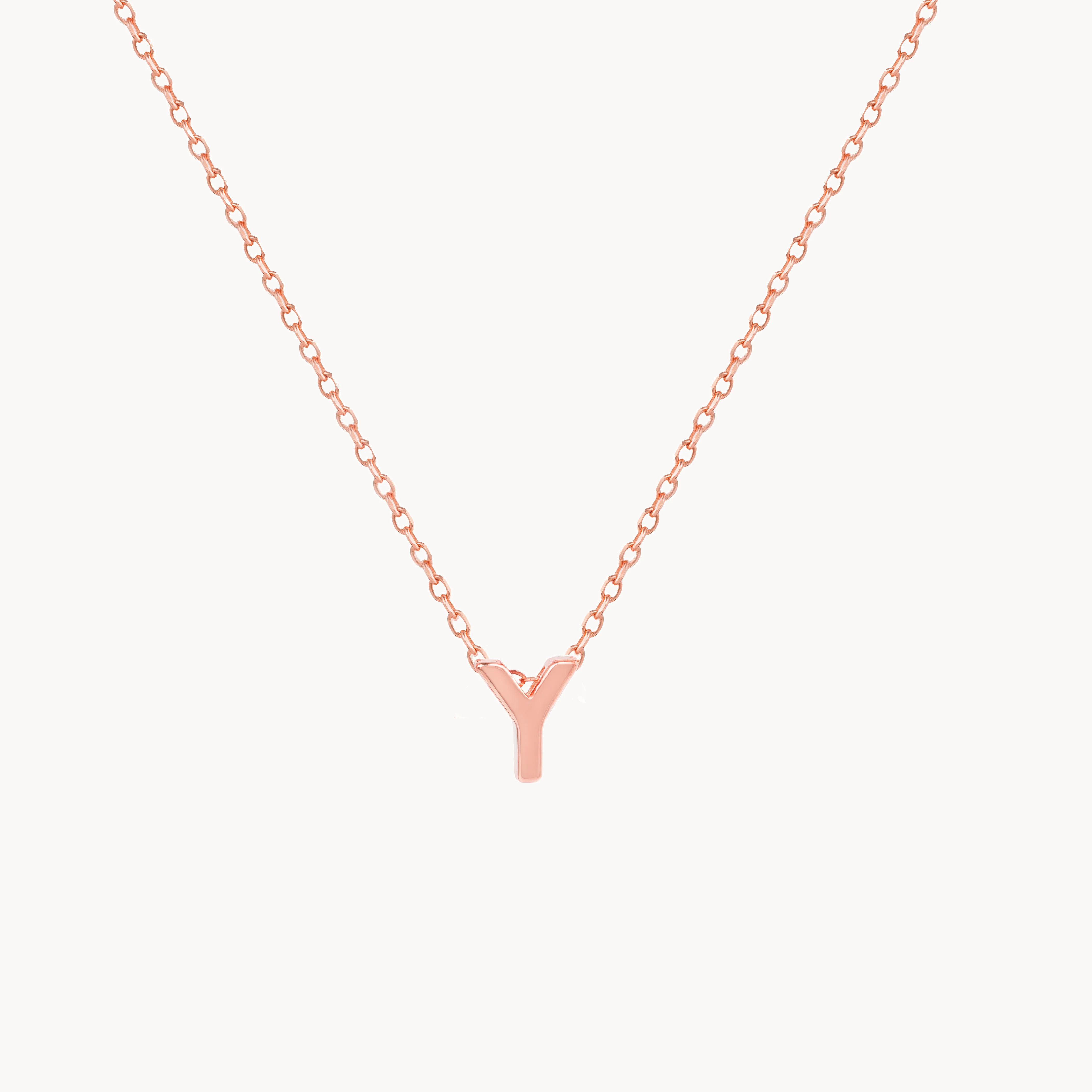 Alphabet Necklace - Rose gold - Image 25