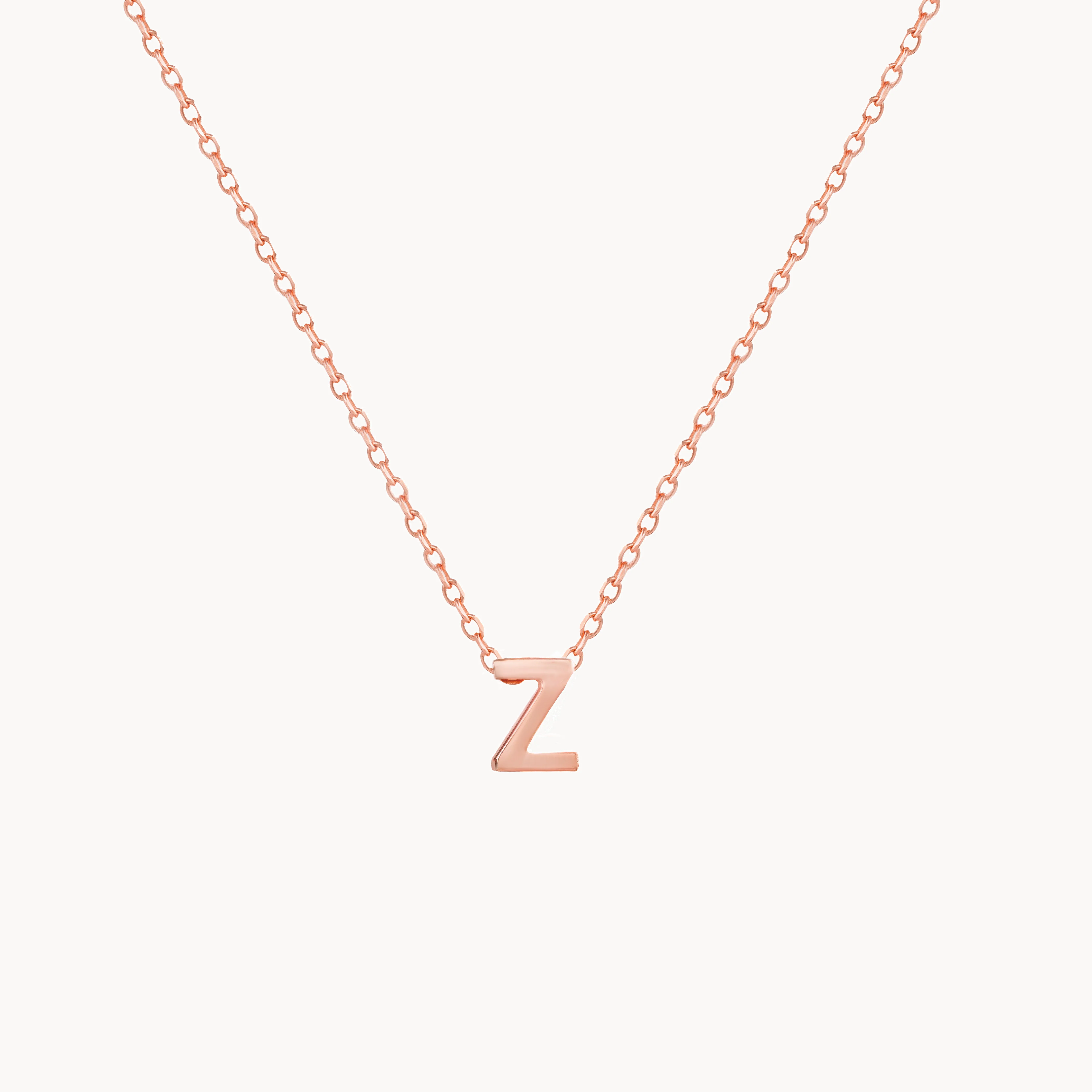 Alphabet Necklace - Rose gold - Image 26
