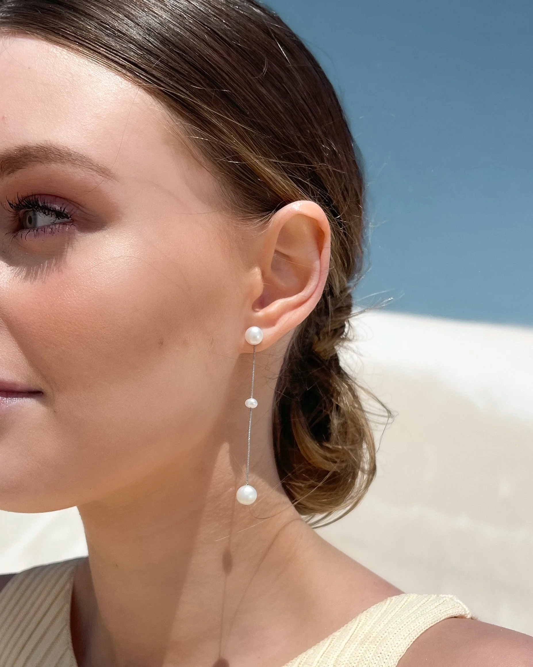 Amara Pearl Earrings - Image 3