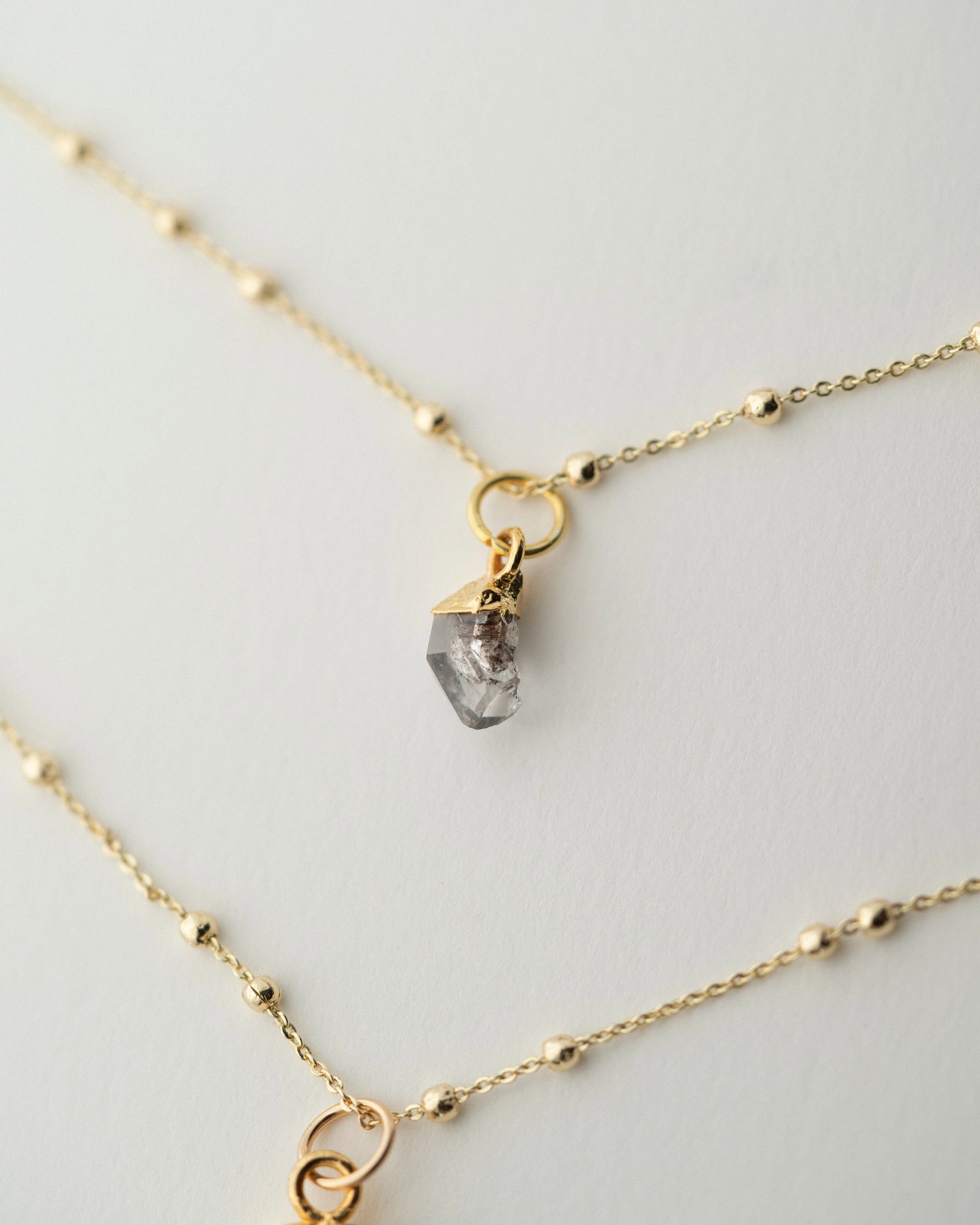 April Birthstone | Herkimer Diamond Necklace - Image 10