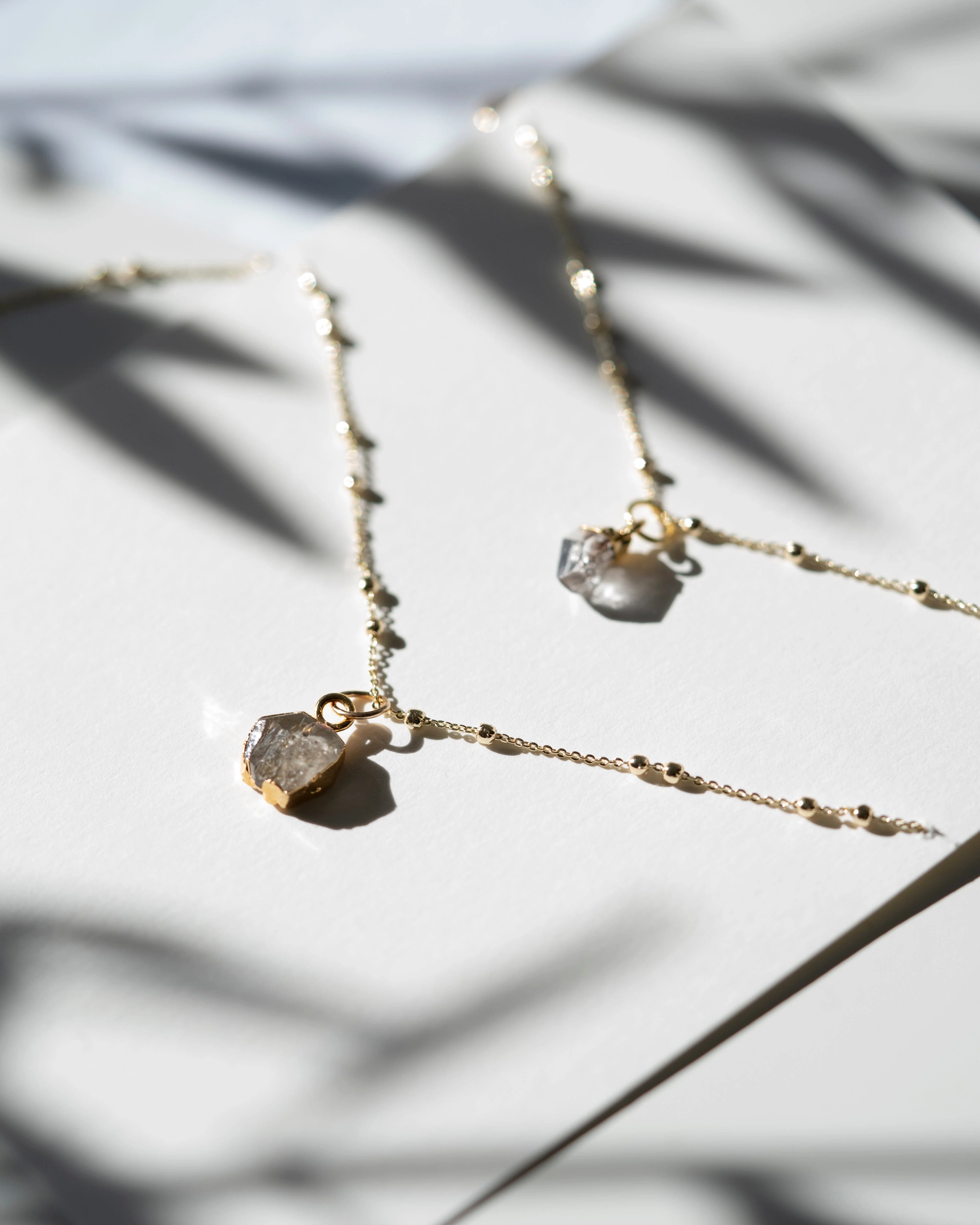 April Birthstone | Herkimer Diamond Necklace - Image 12