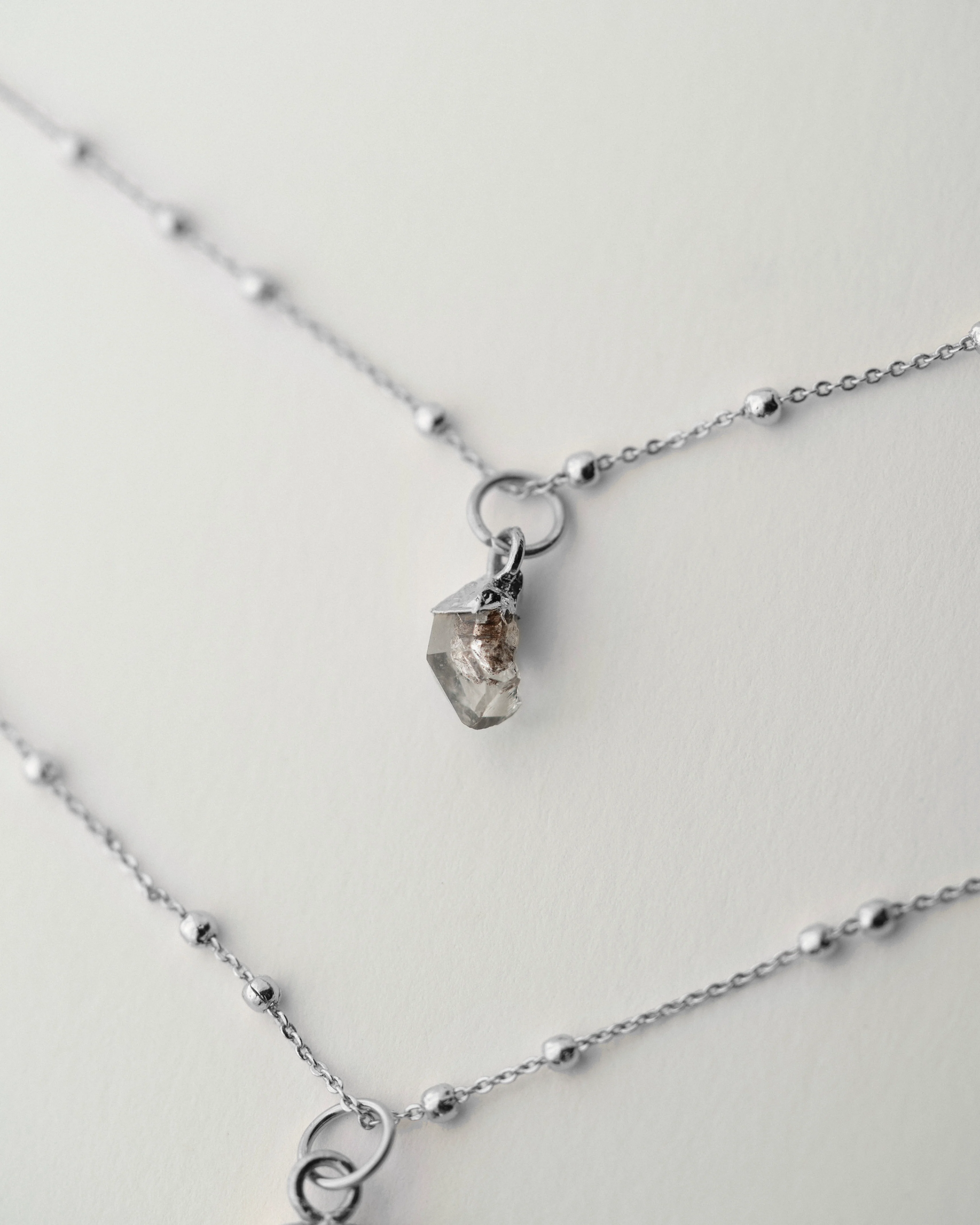 April Birthstone | Herkimer Diamond Necklace - Image 13