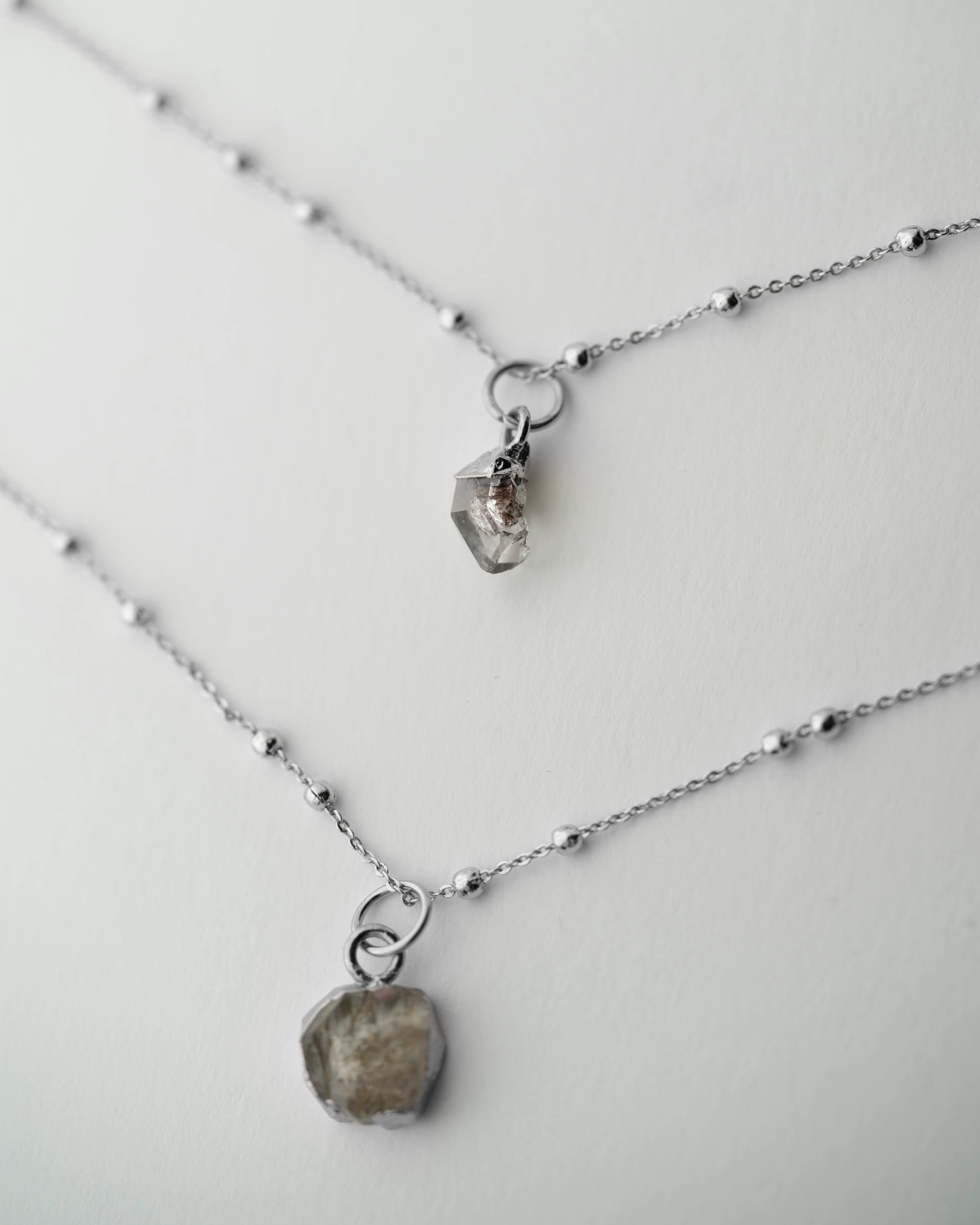 April Birthstone | Herkimer Diamond Necklace - Image 15