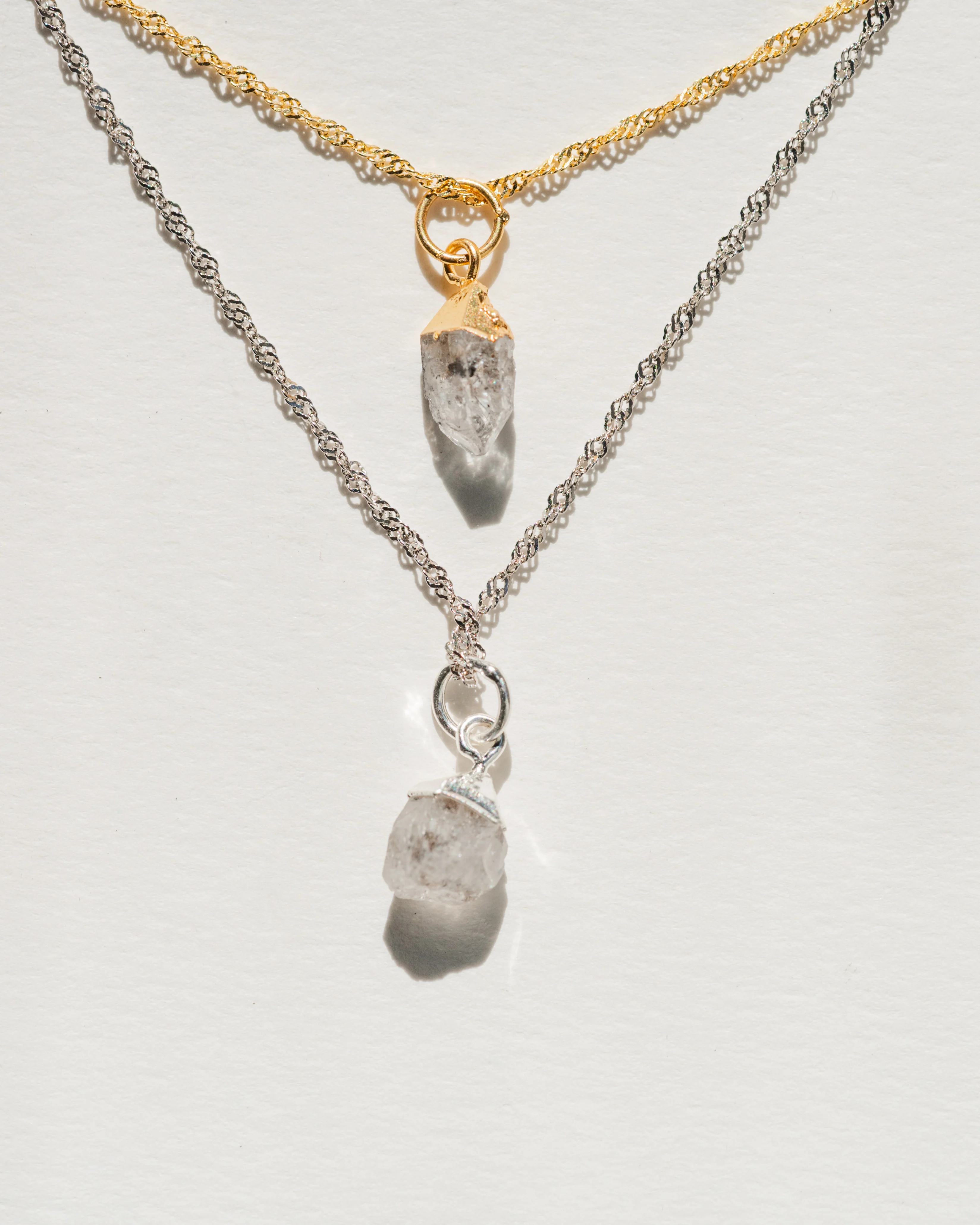 April Birthstone | Herkimer Diamond Necklace - Image 3