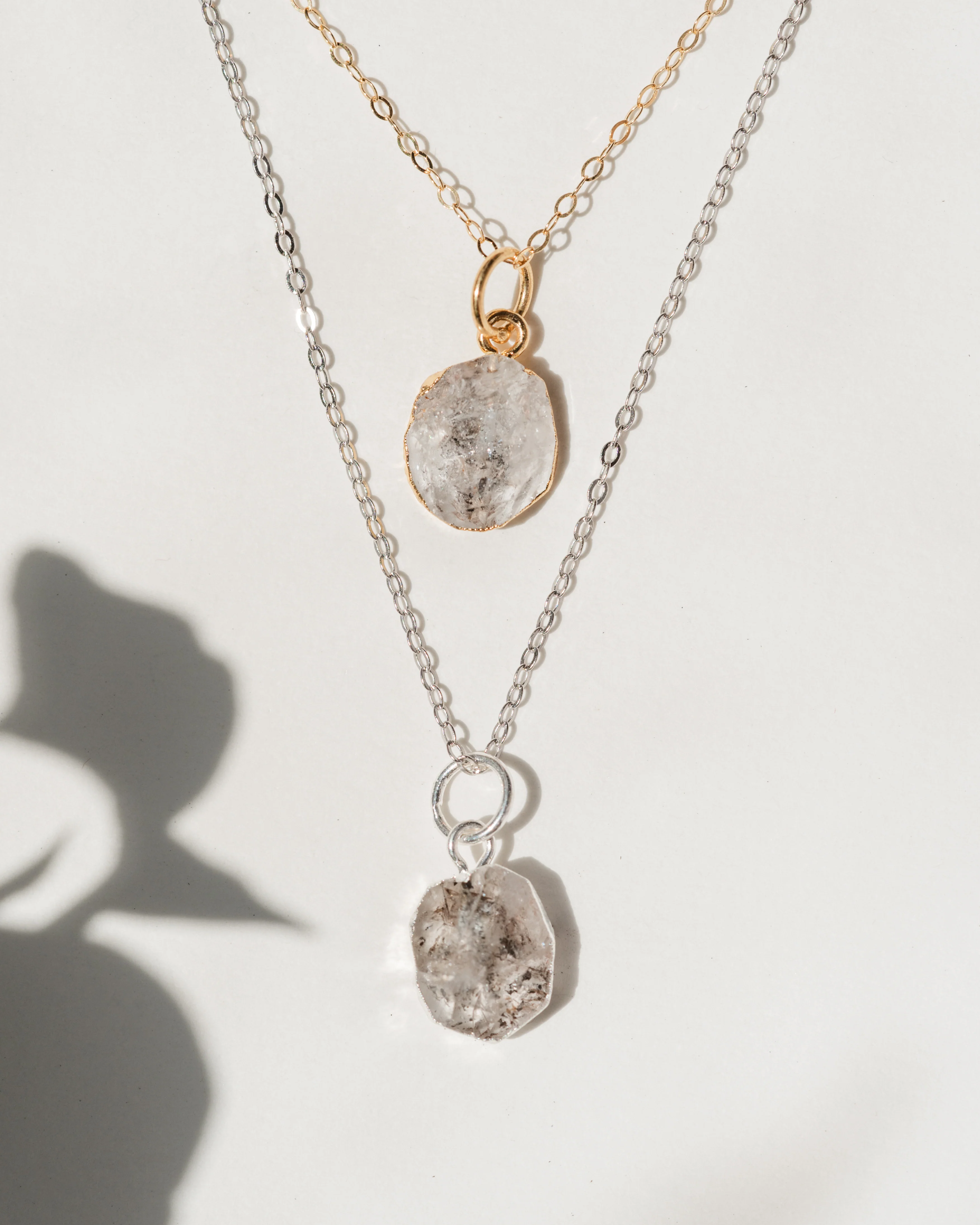 April Birthstone | Herkimer Diamond Necklace - Image 4