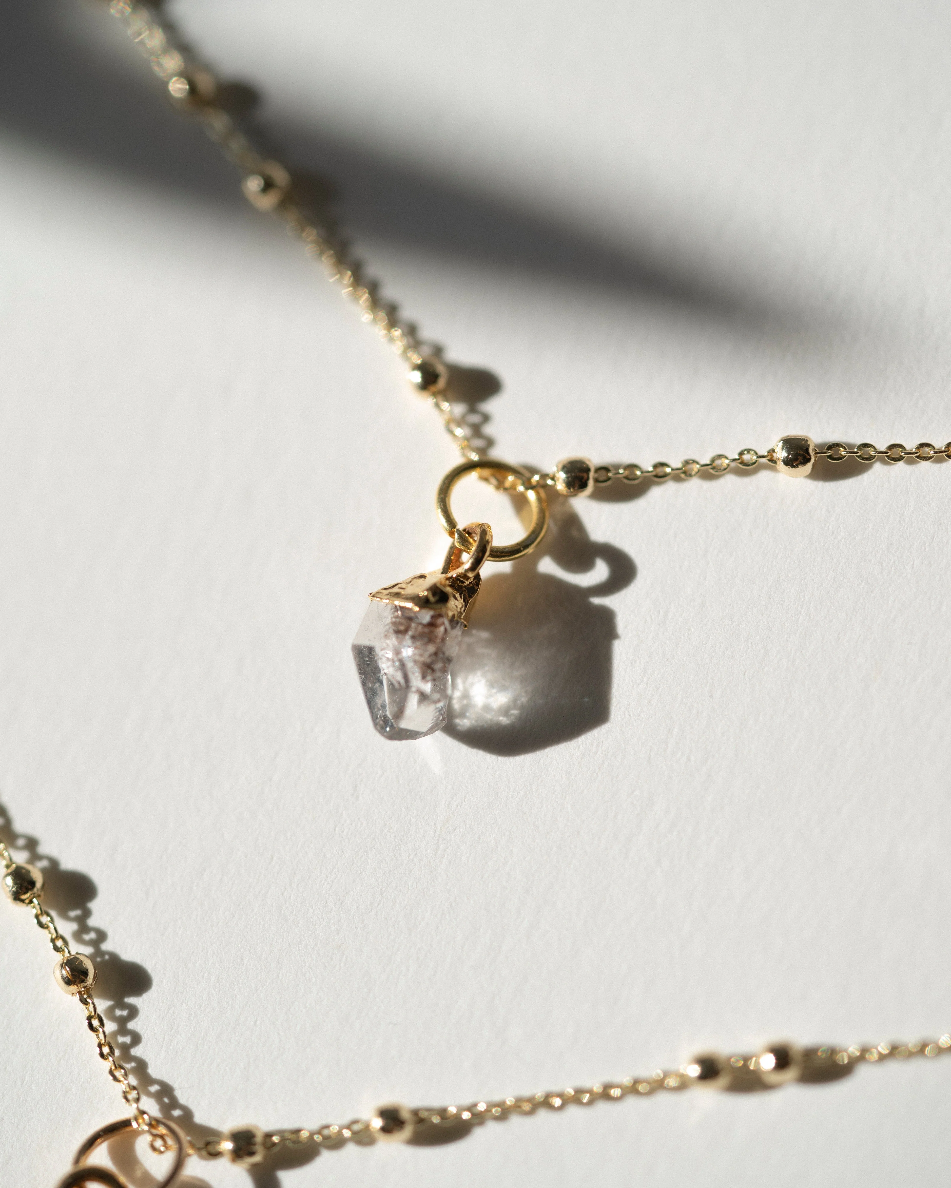 April Birthstone | Herkimer Diamond Necklace - Image 9