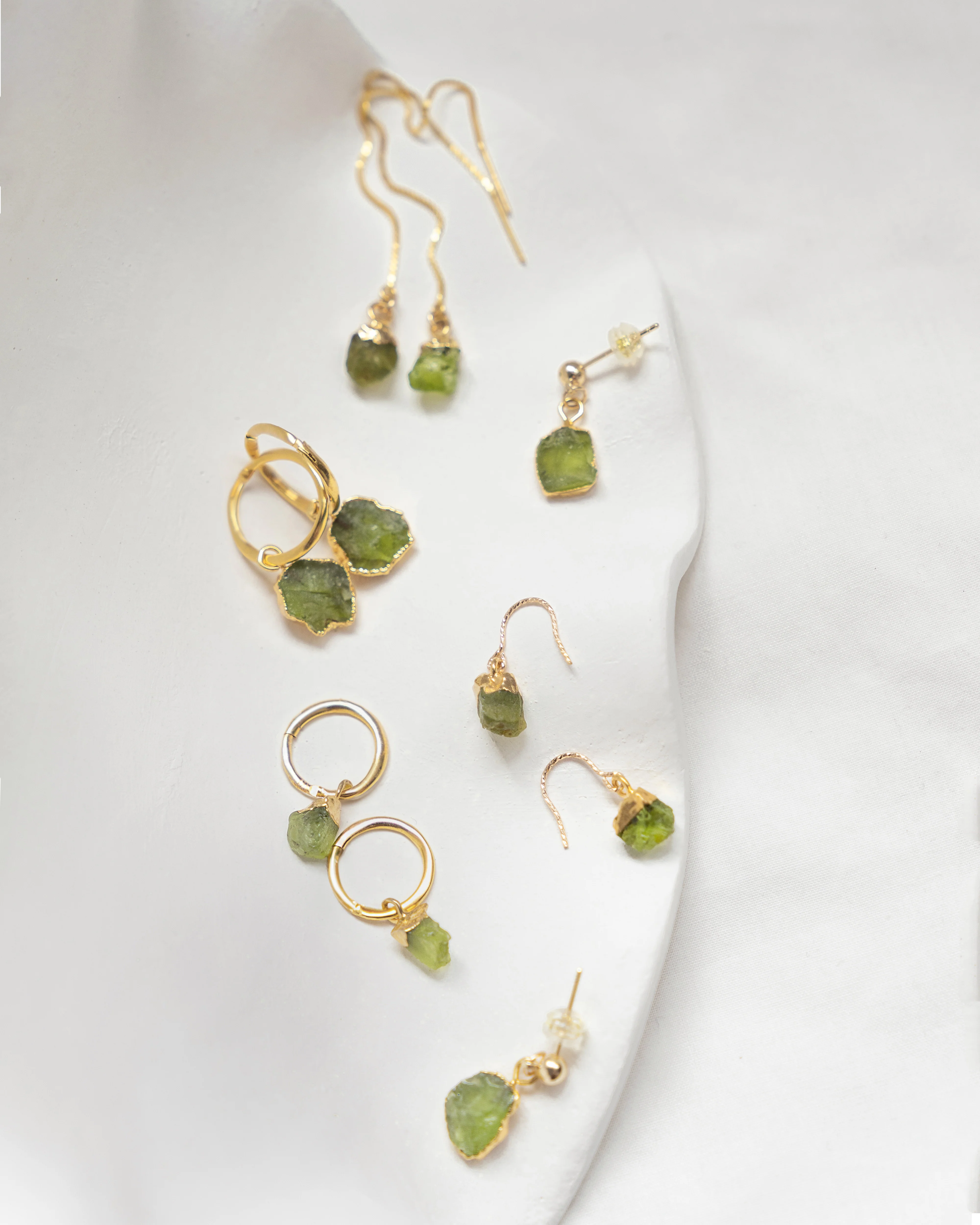 August Birthstone | Peridot Earrings - Image 2