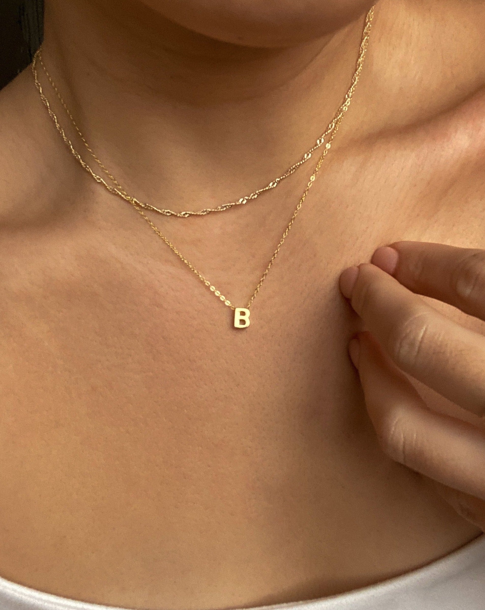 B - Alphabet Necklace - Image 3
