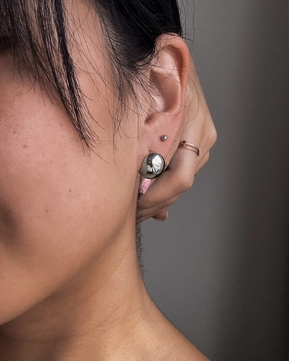 Baby Dome Earrings - Image 5