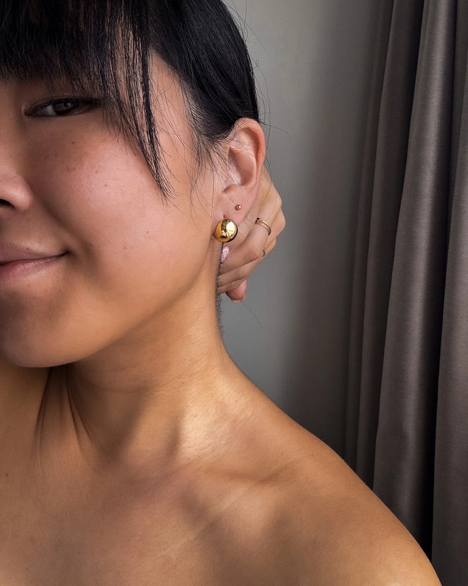 Baby Dome Earrings - Image 8