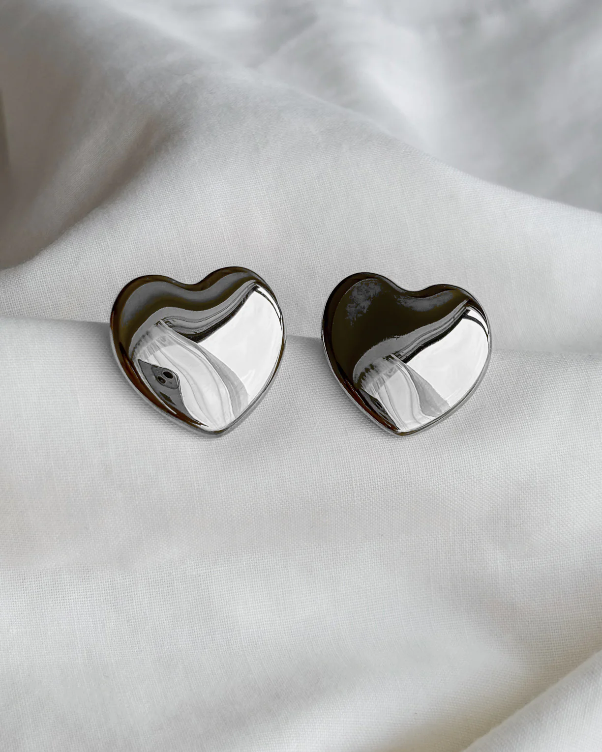 Big Heart Earrings - Image 5