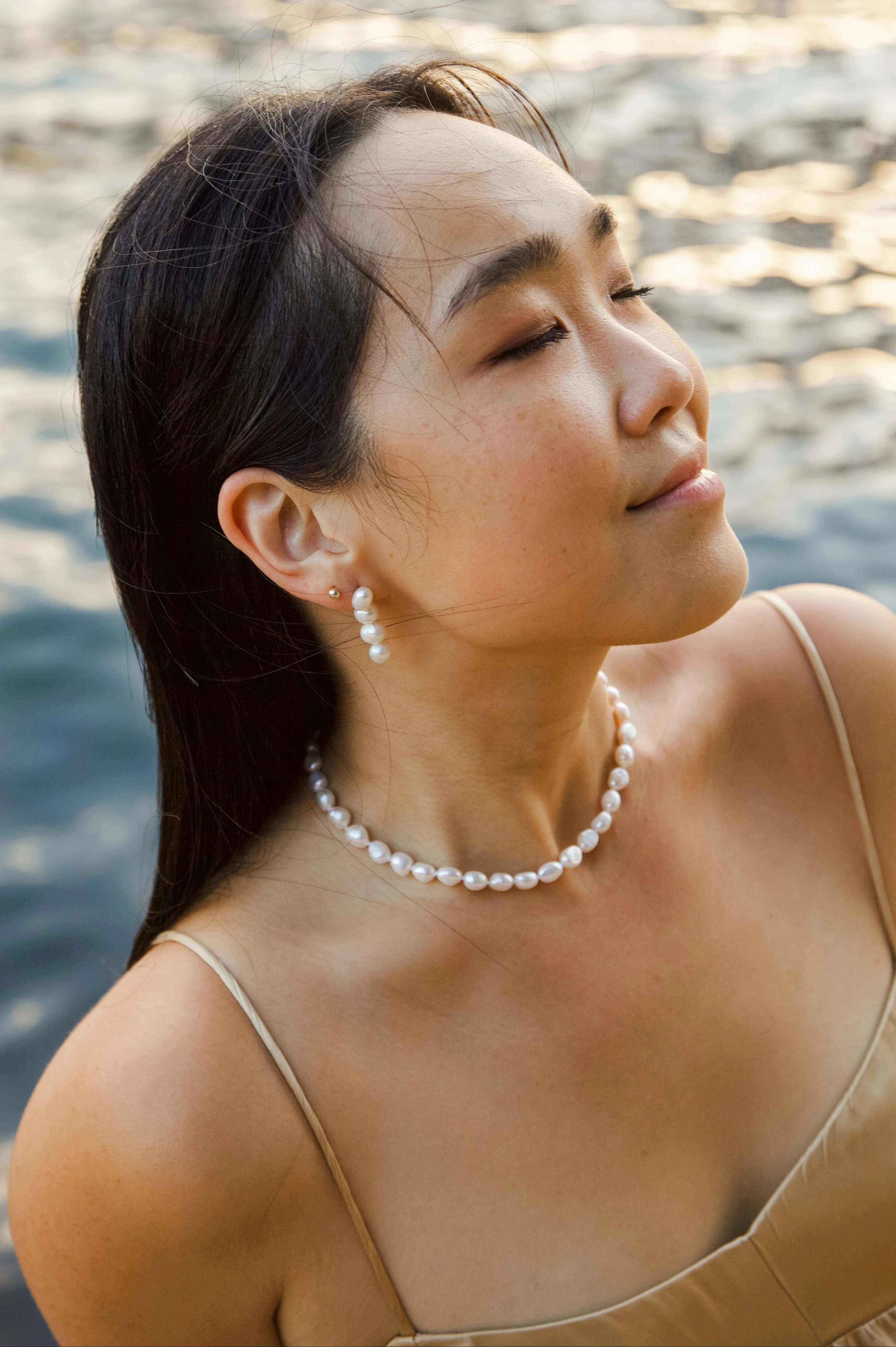 Catrina Pearl Earrings - Image 2