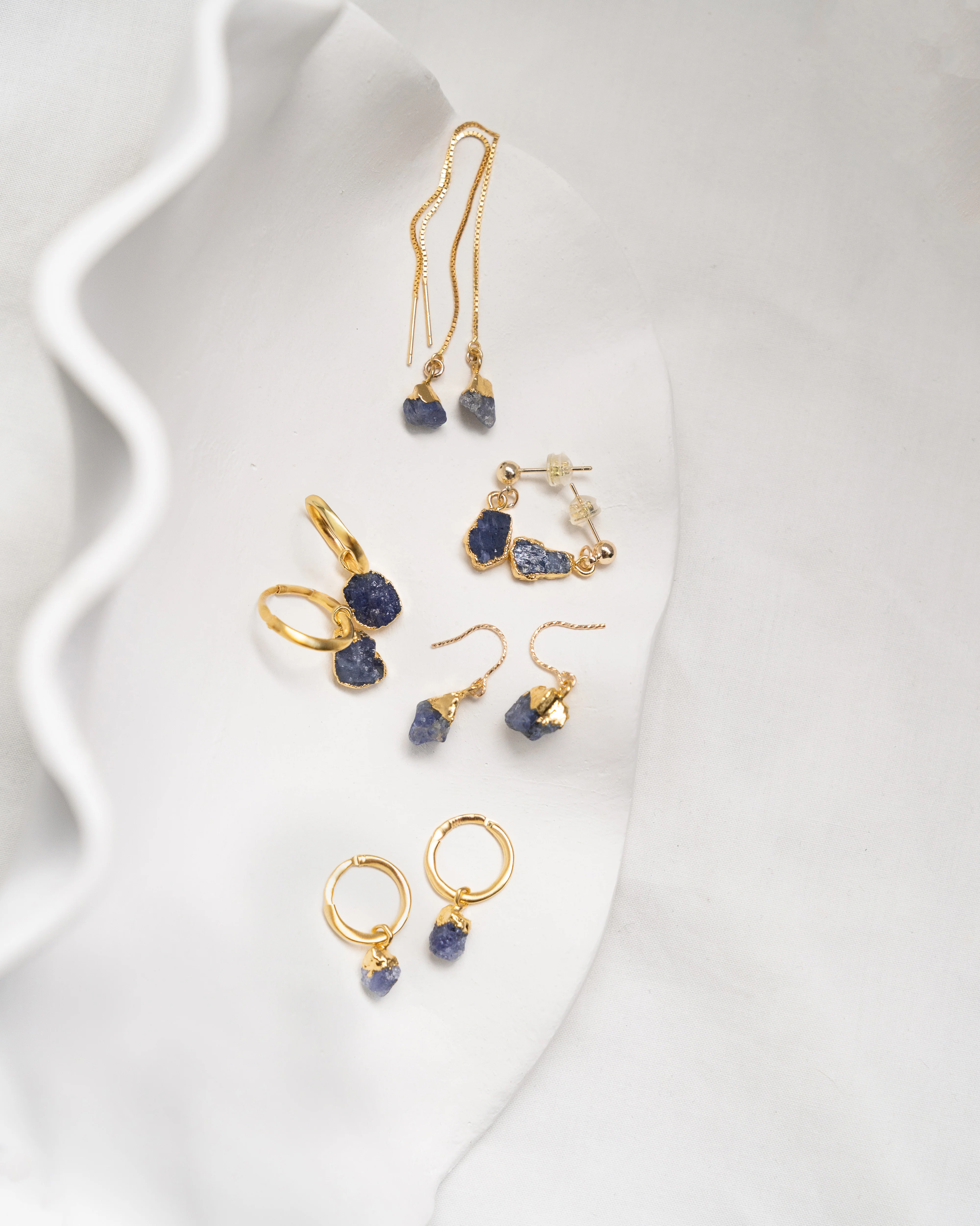 December Birthstone | Tanzanite Earrings - Image 2