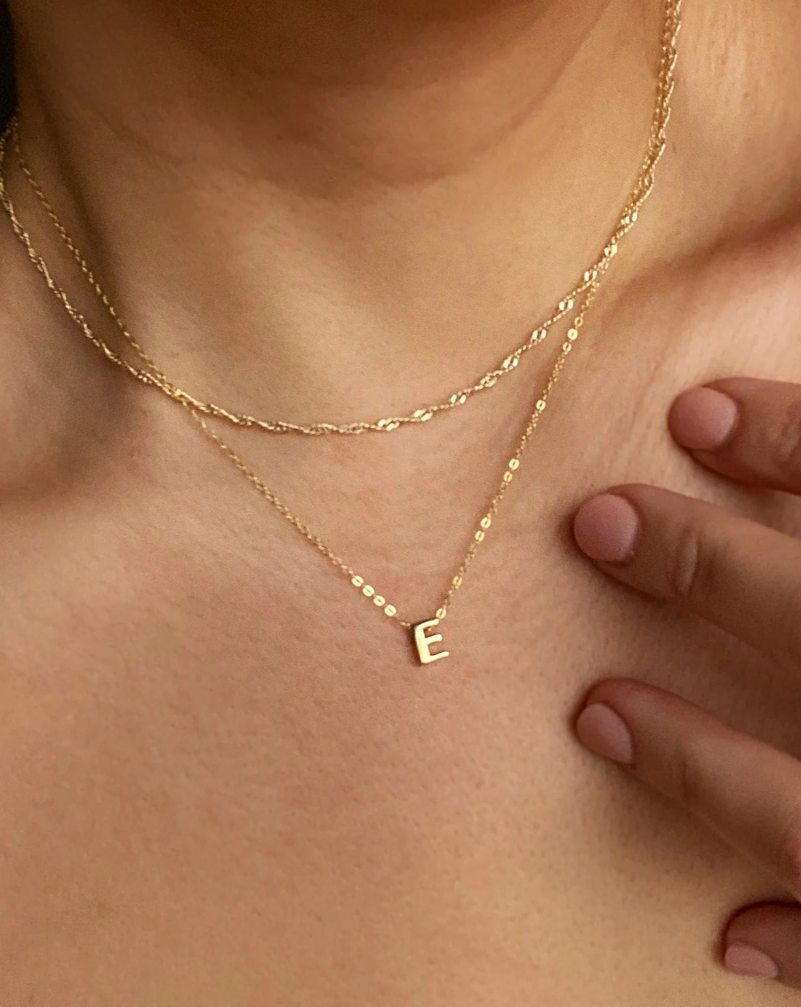 E - Alphabet Necklace - Image 2