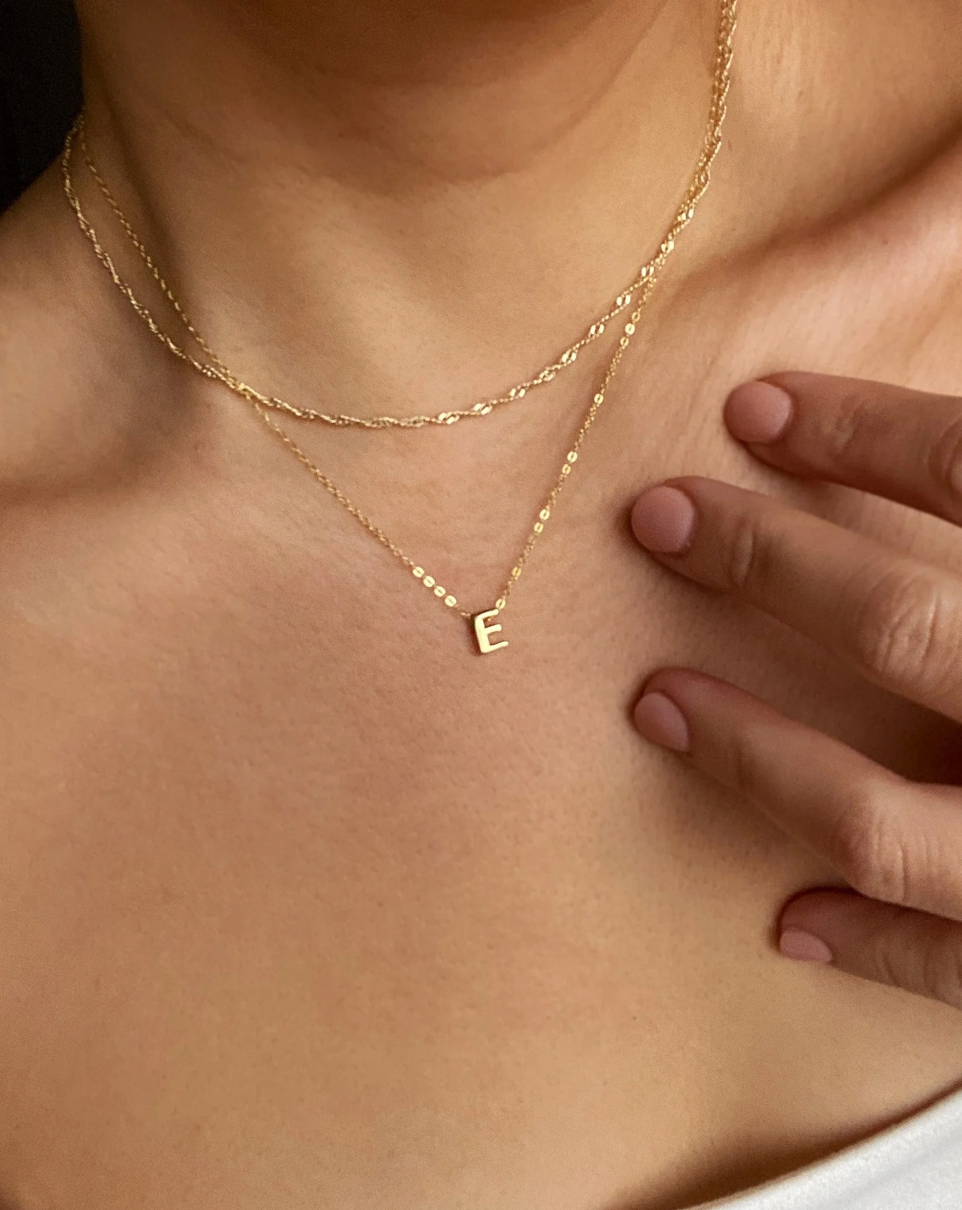 E - Alphabet Necklace - Image 3
