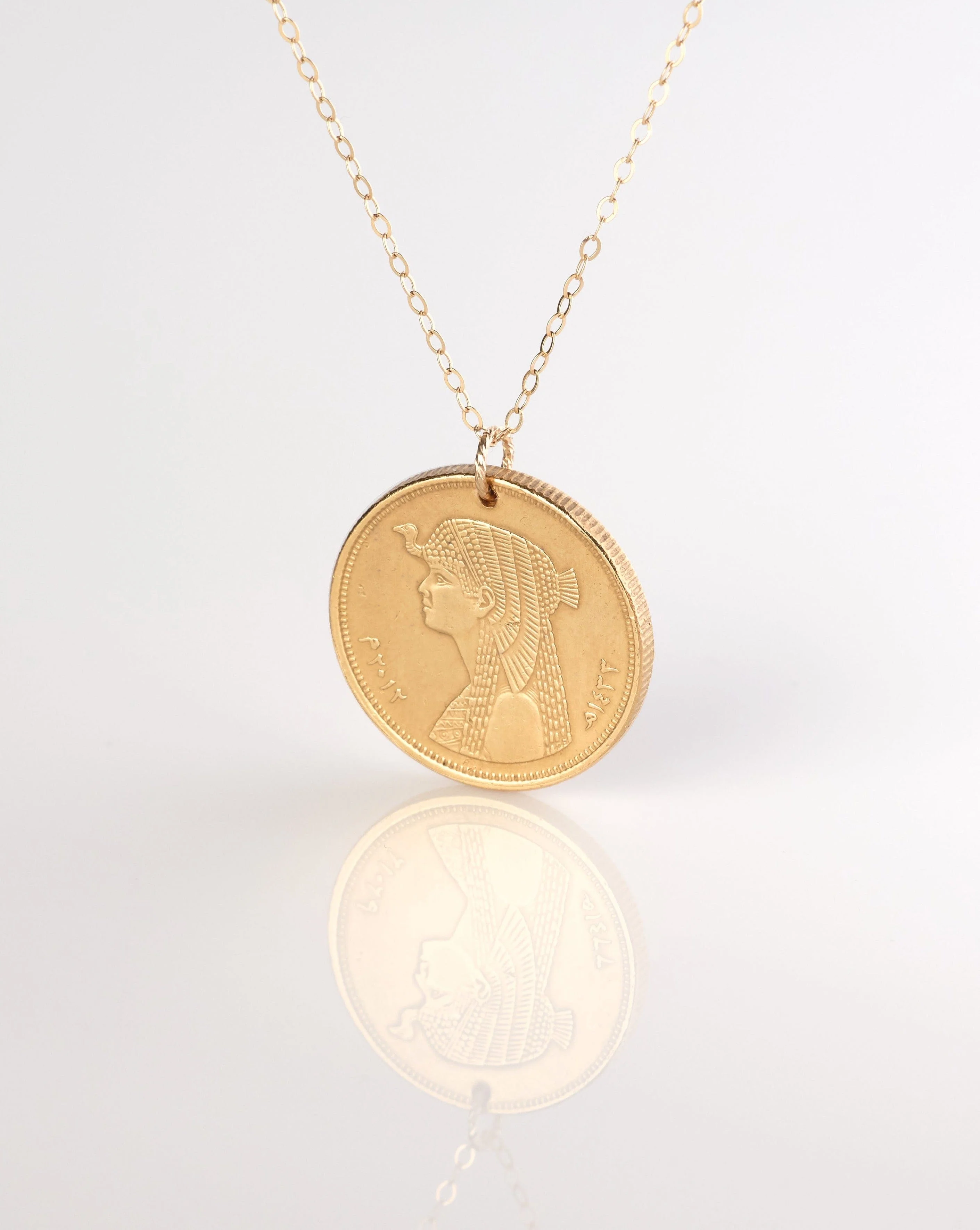 Egypt | Cleopatra Coin Necklace - Image 3