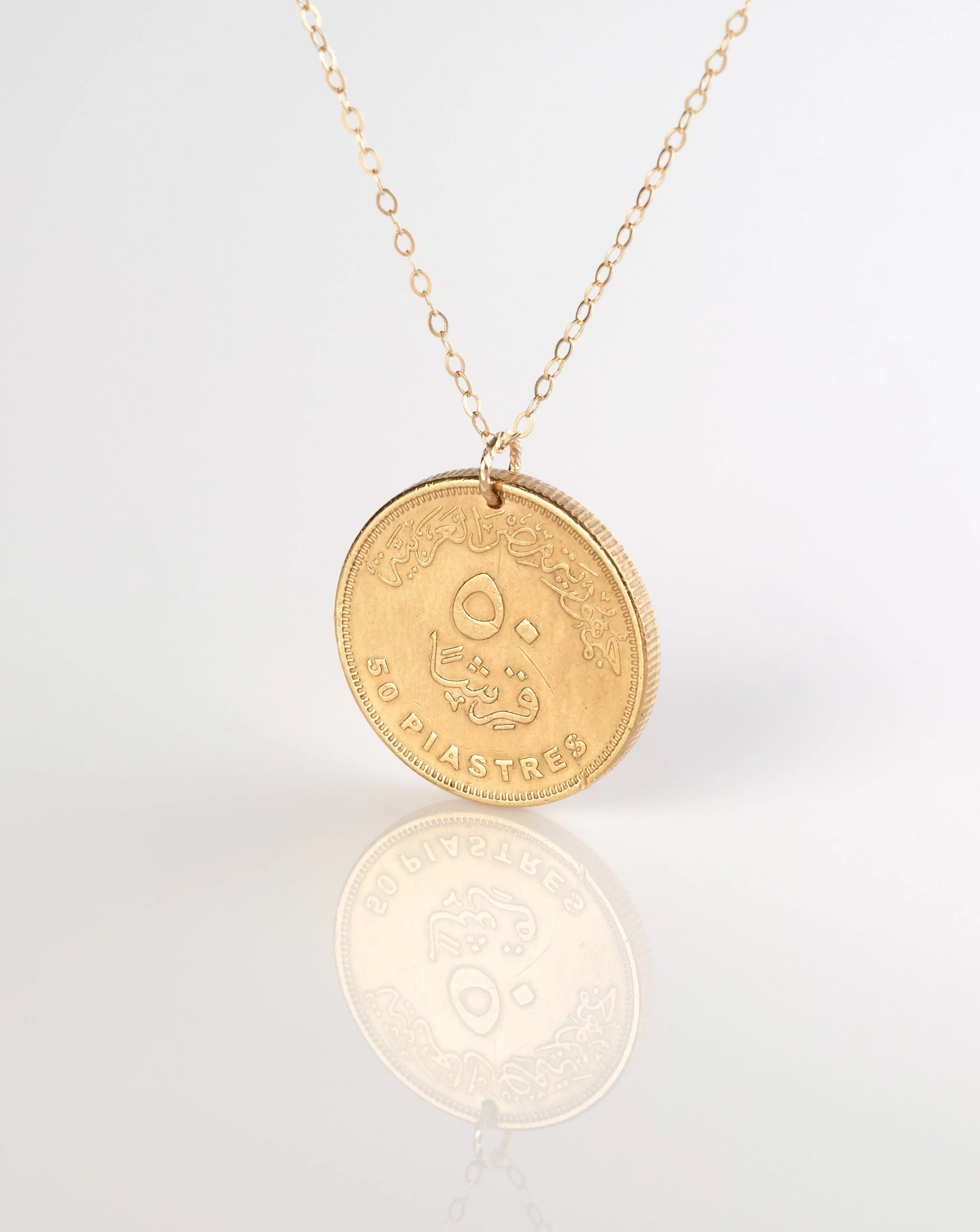 Egypt | Cleopatra Coin Necklace - Image 4