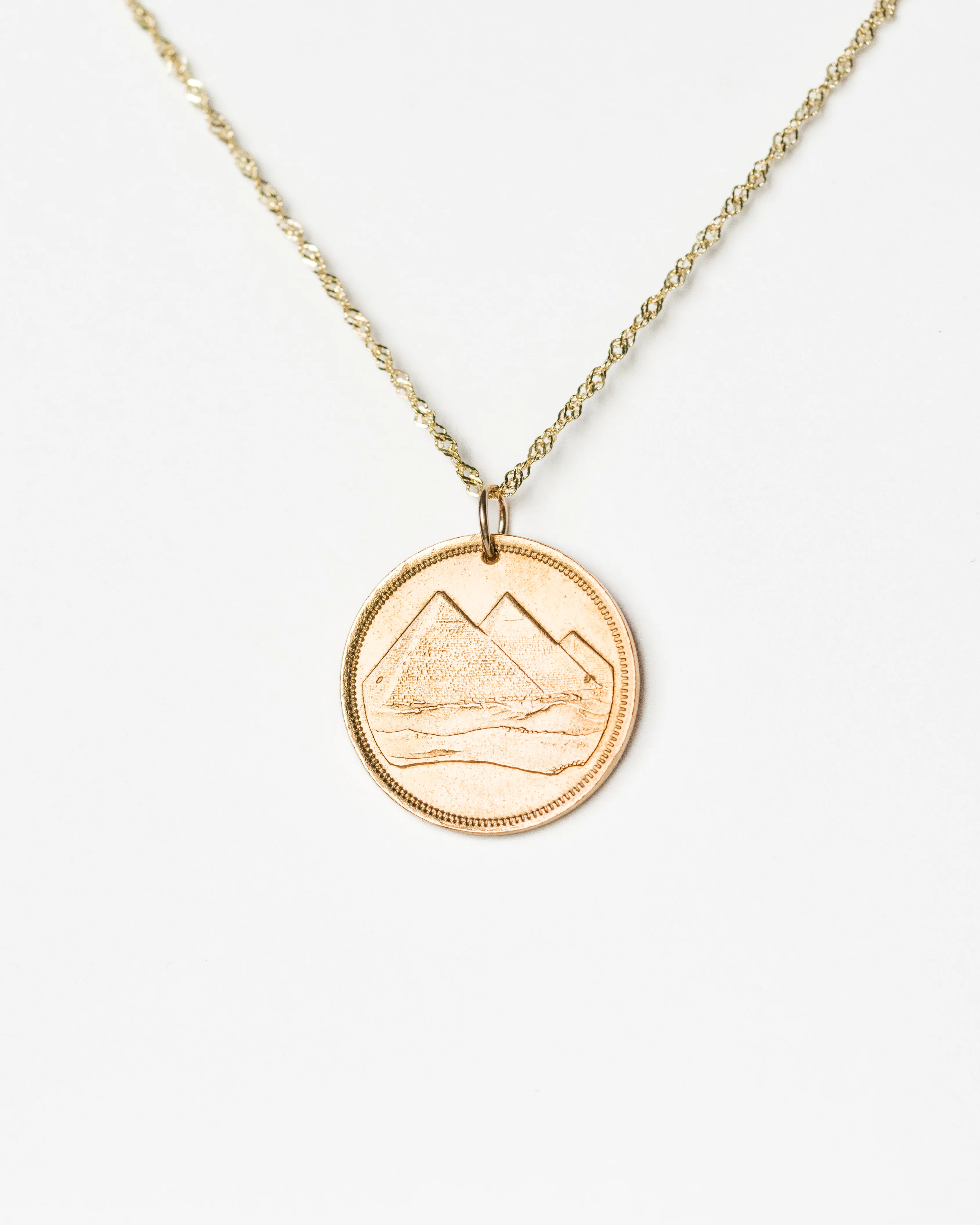 Egypt | Pyramids Coin Necklace - Image 3