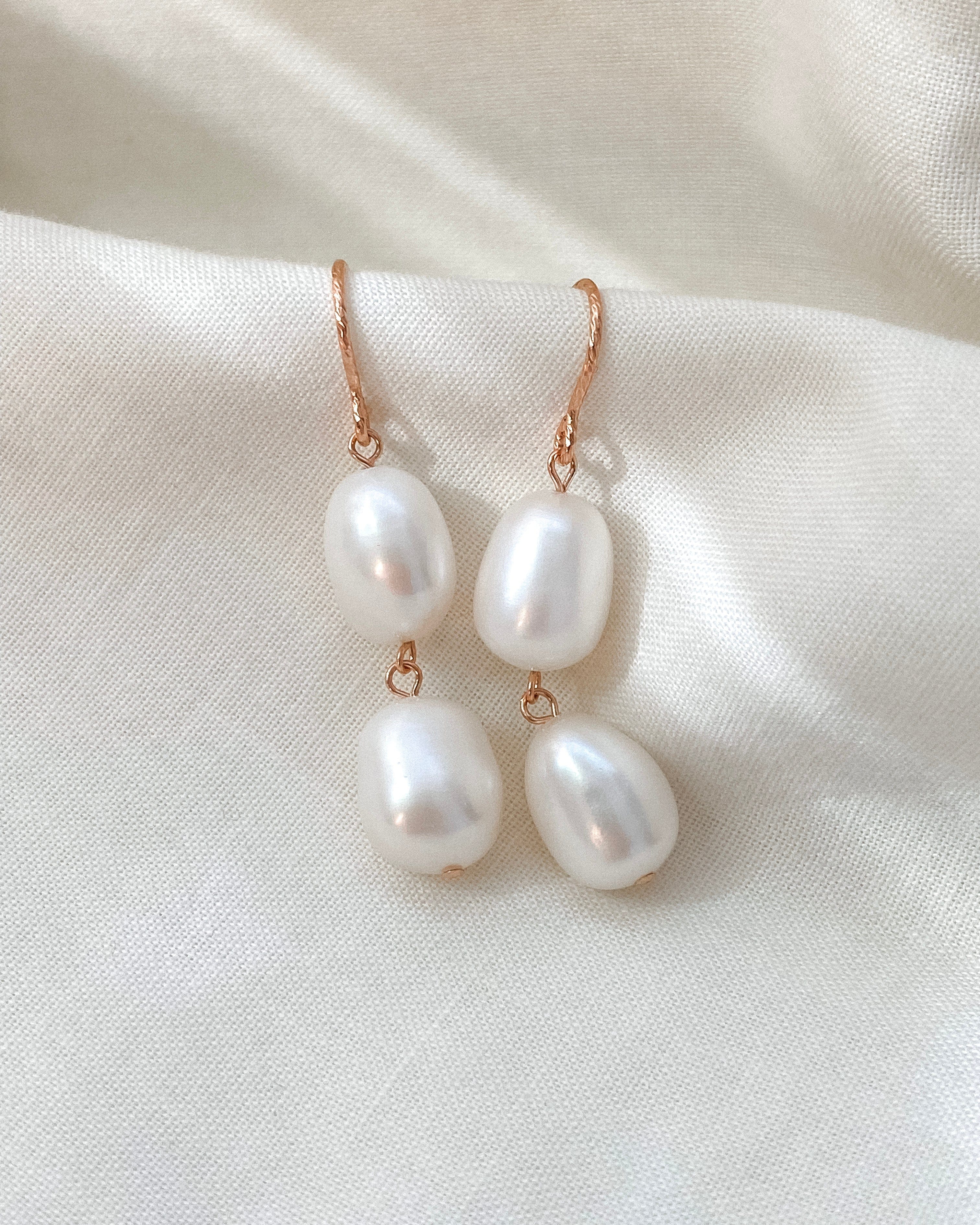 Elisse Double Pearl Hooks - Image 6