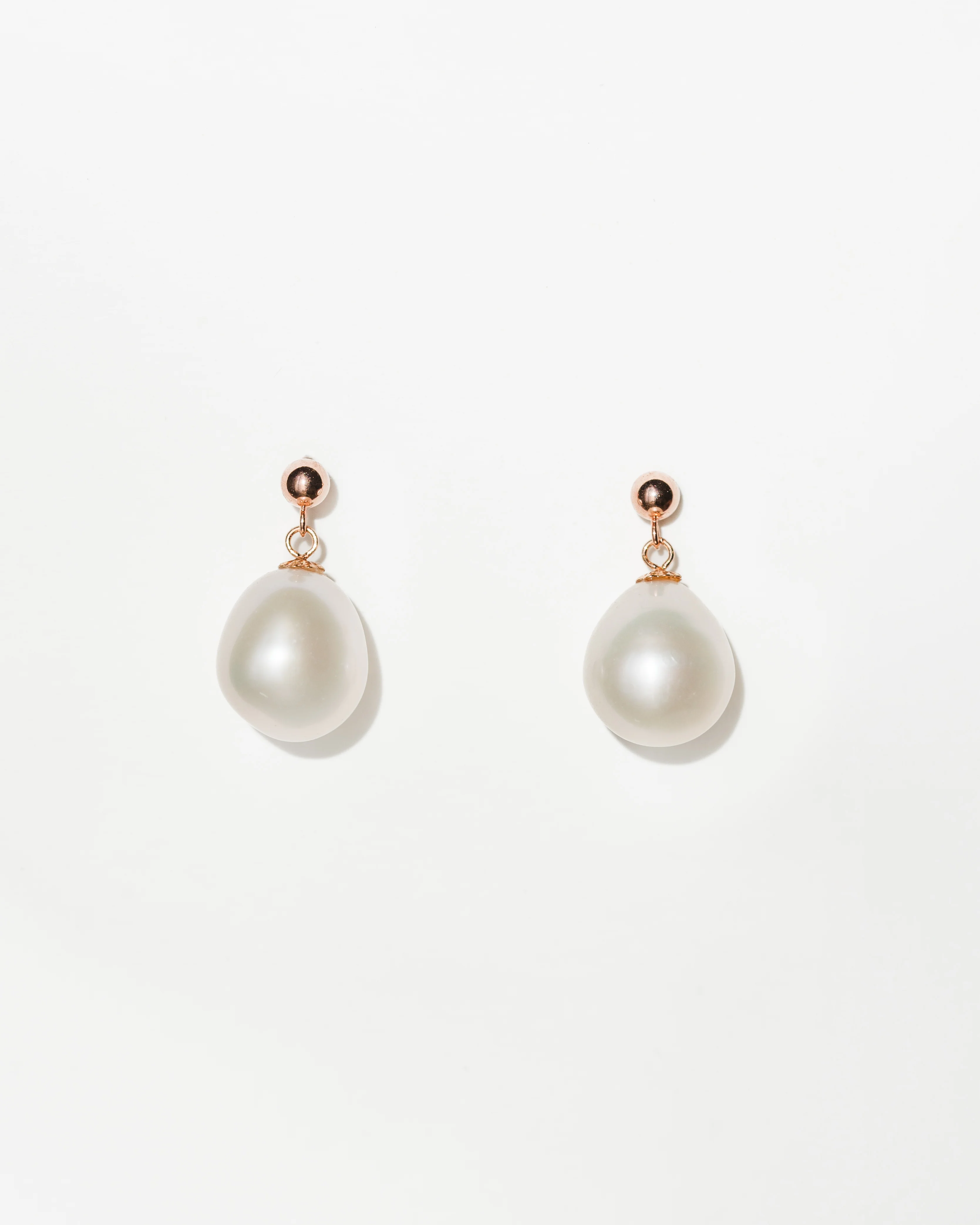 Elisse Single Drop Stud | Solid Gold