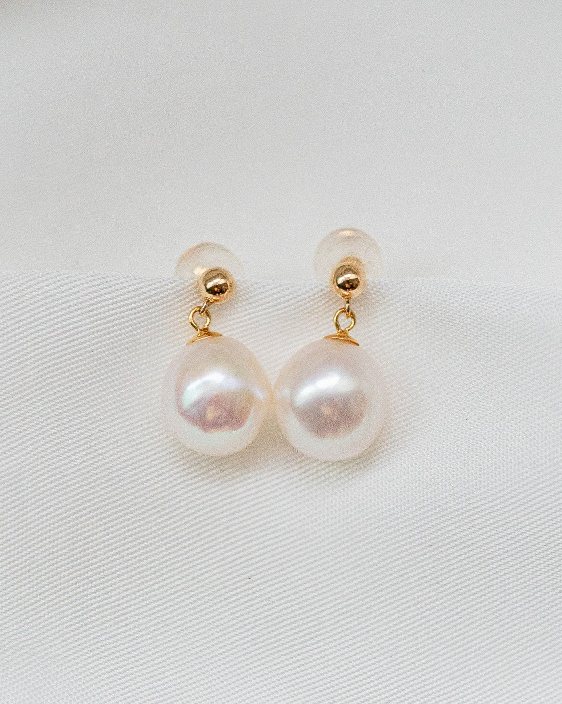 Elisse Single Drop Stud | Solid Gold - Image 3