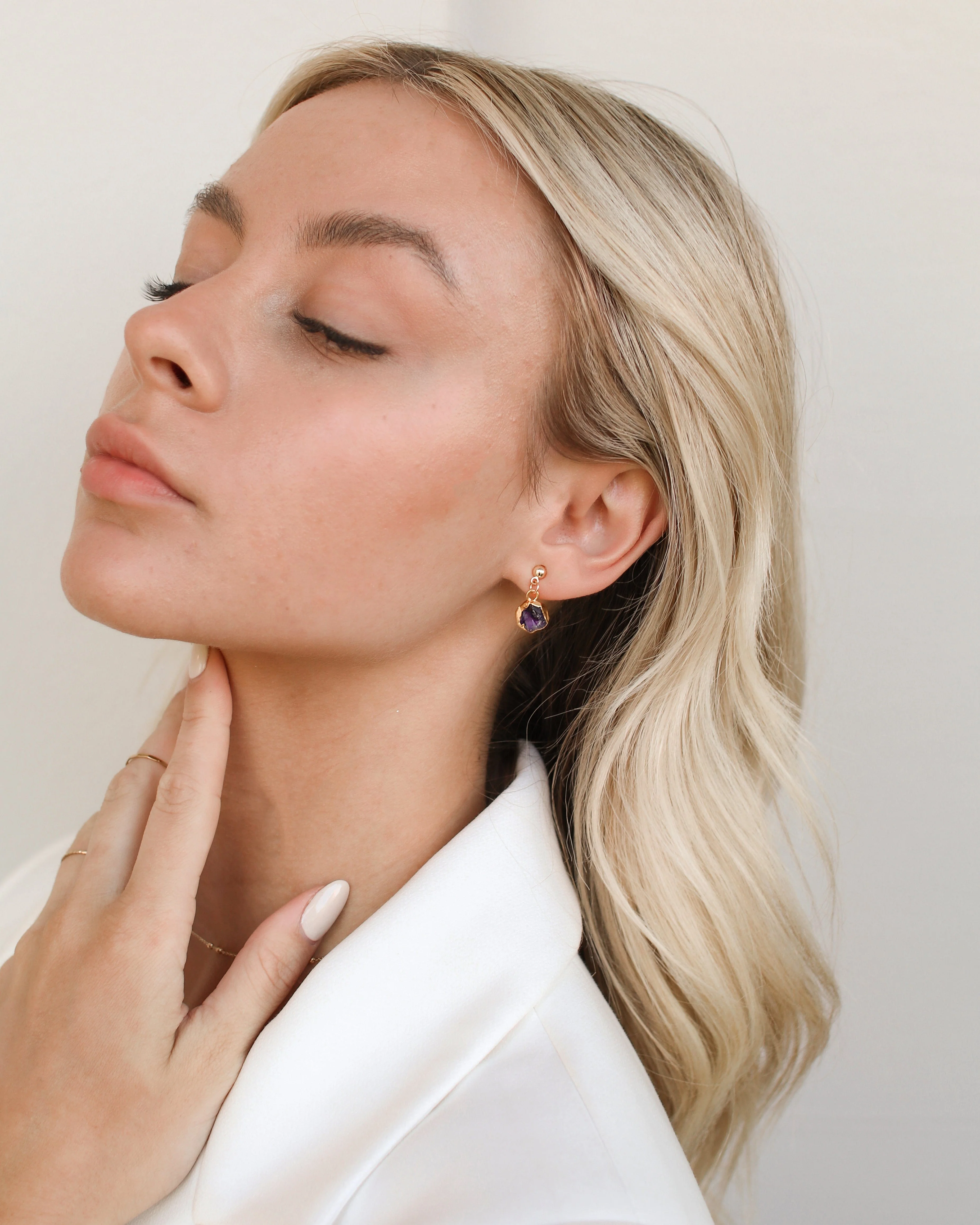 February Birthstone | Amethyst Earrings - Image 7