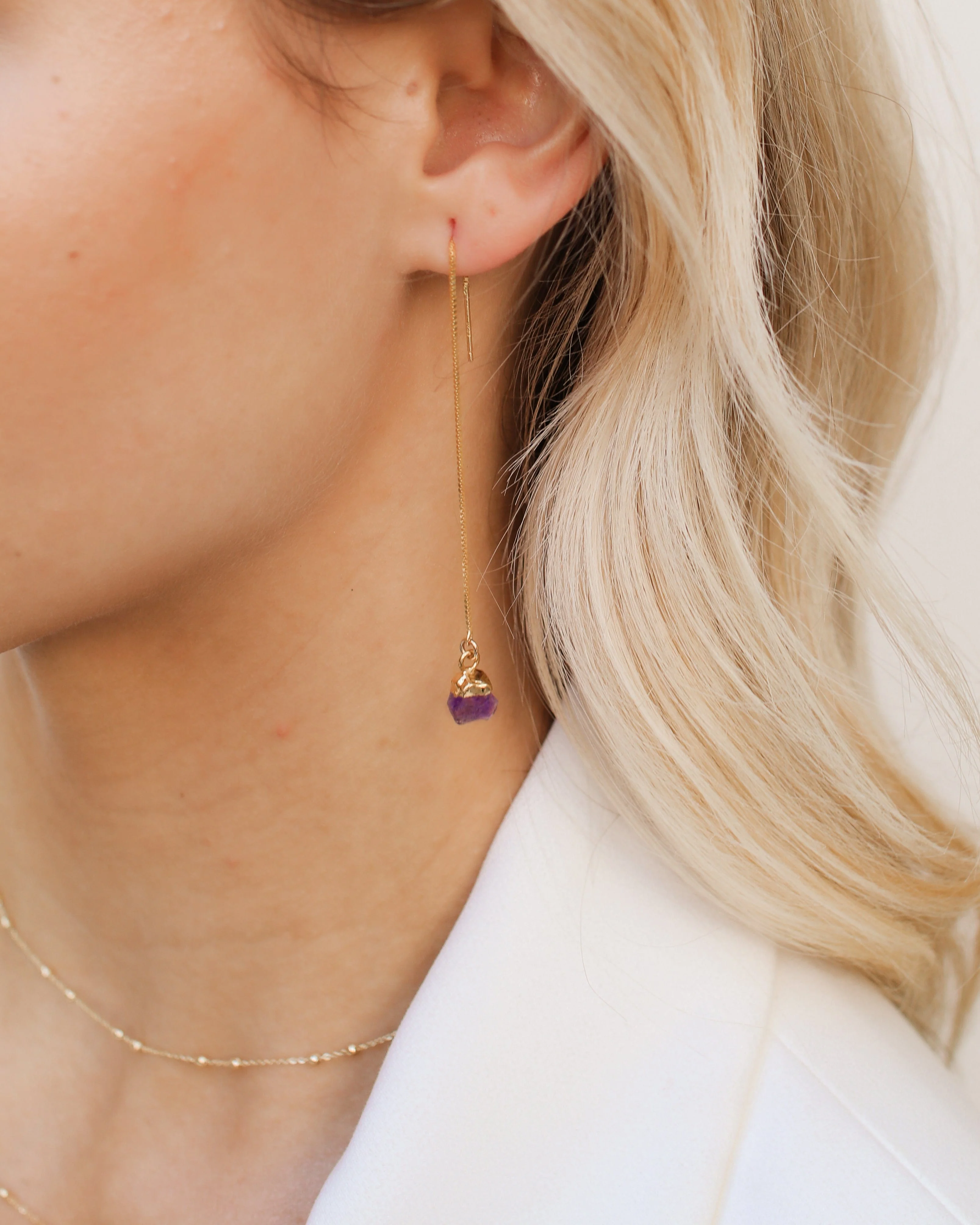 February Birthstone | Amethyst Earrings - Image 8