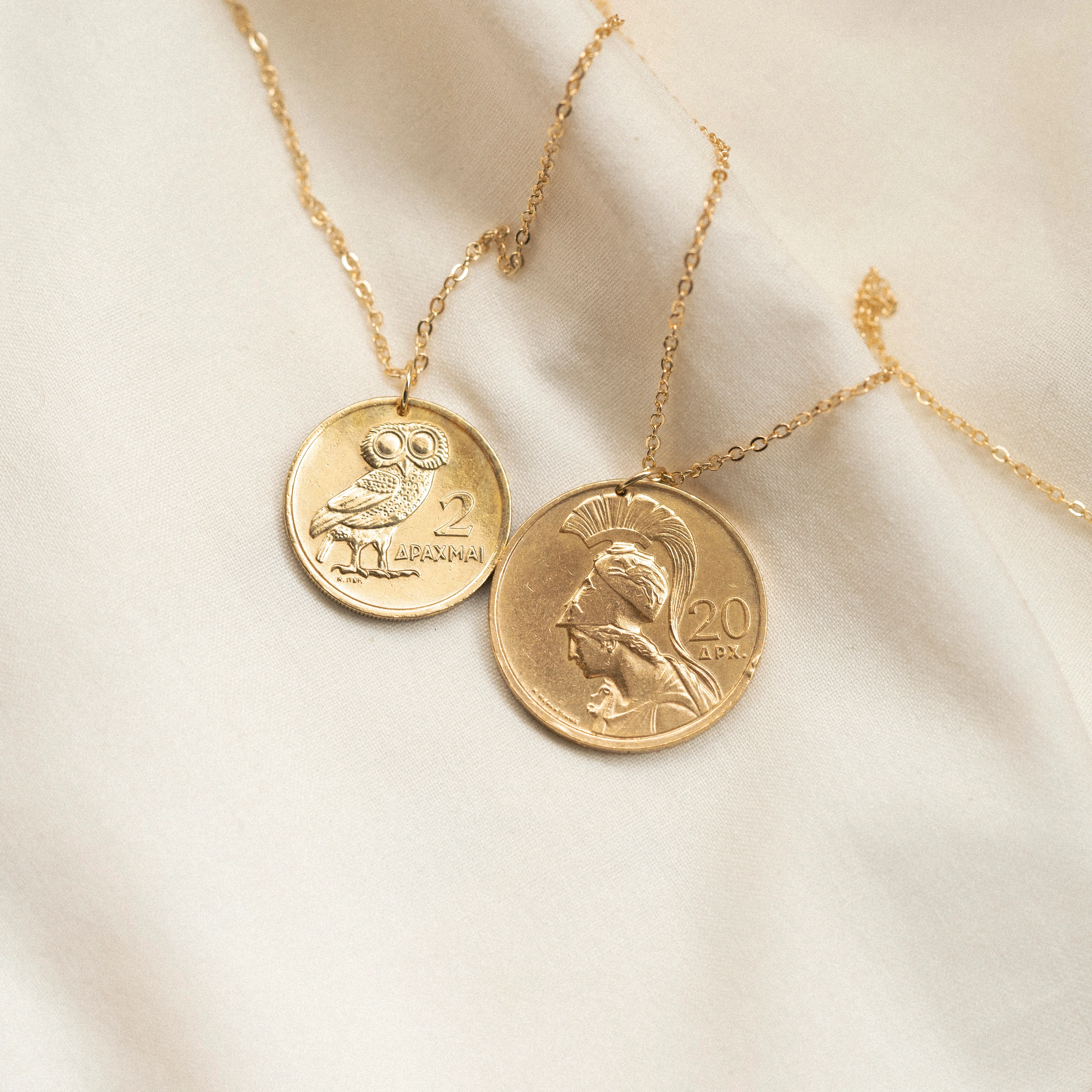 Greece | Athena's Owl Coin Necklace - Image 5