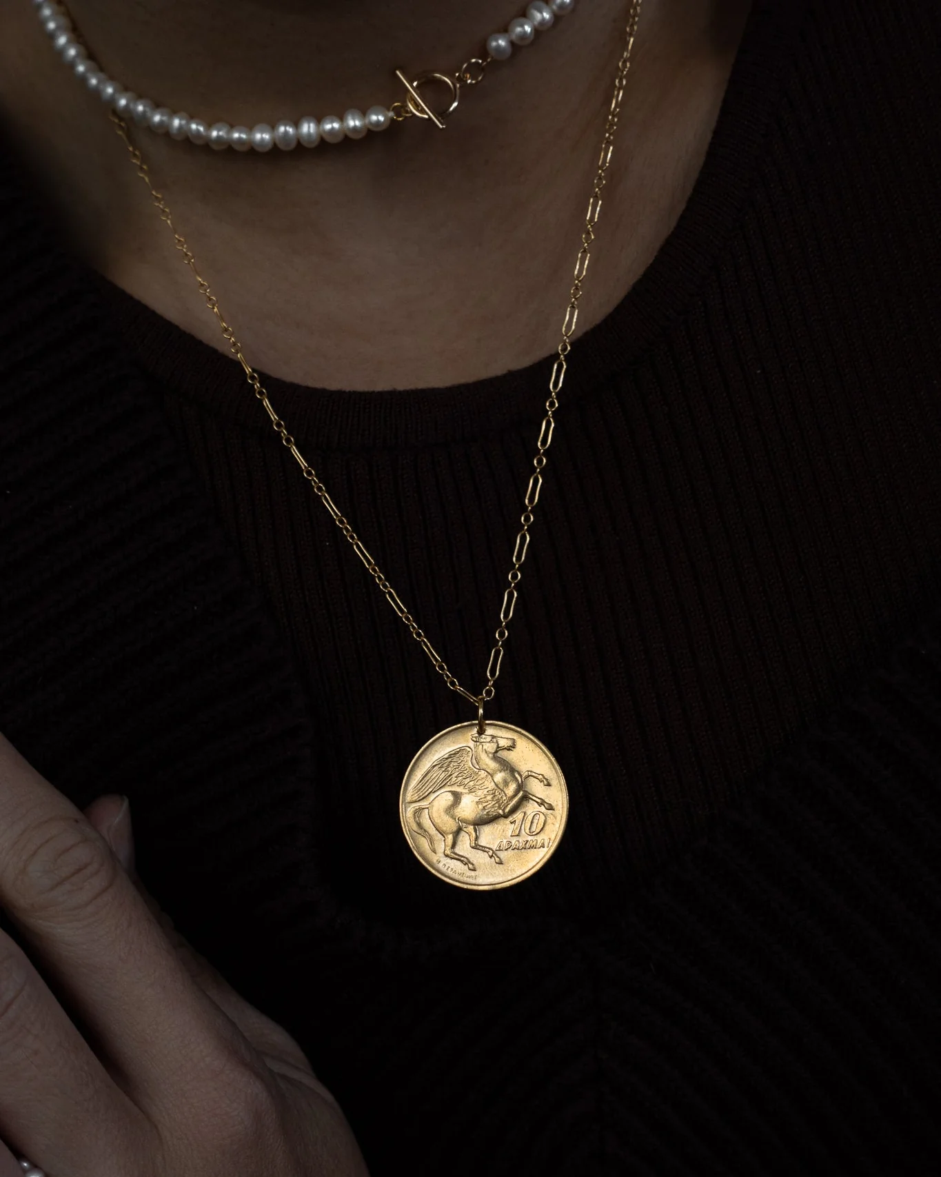 Greece | Pegasus Coin Necklace - Image 5