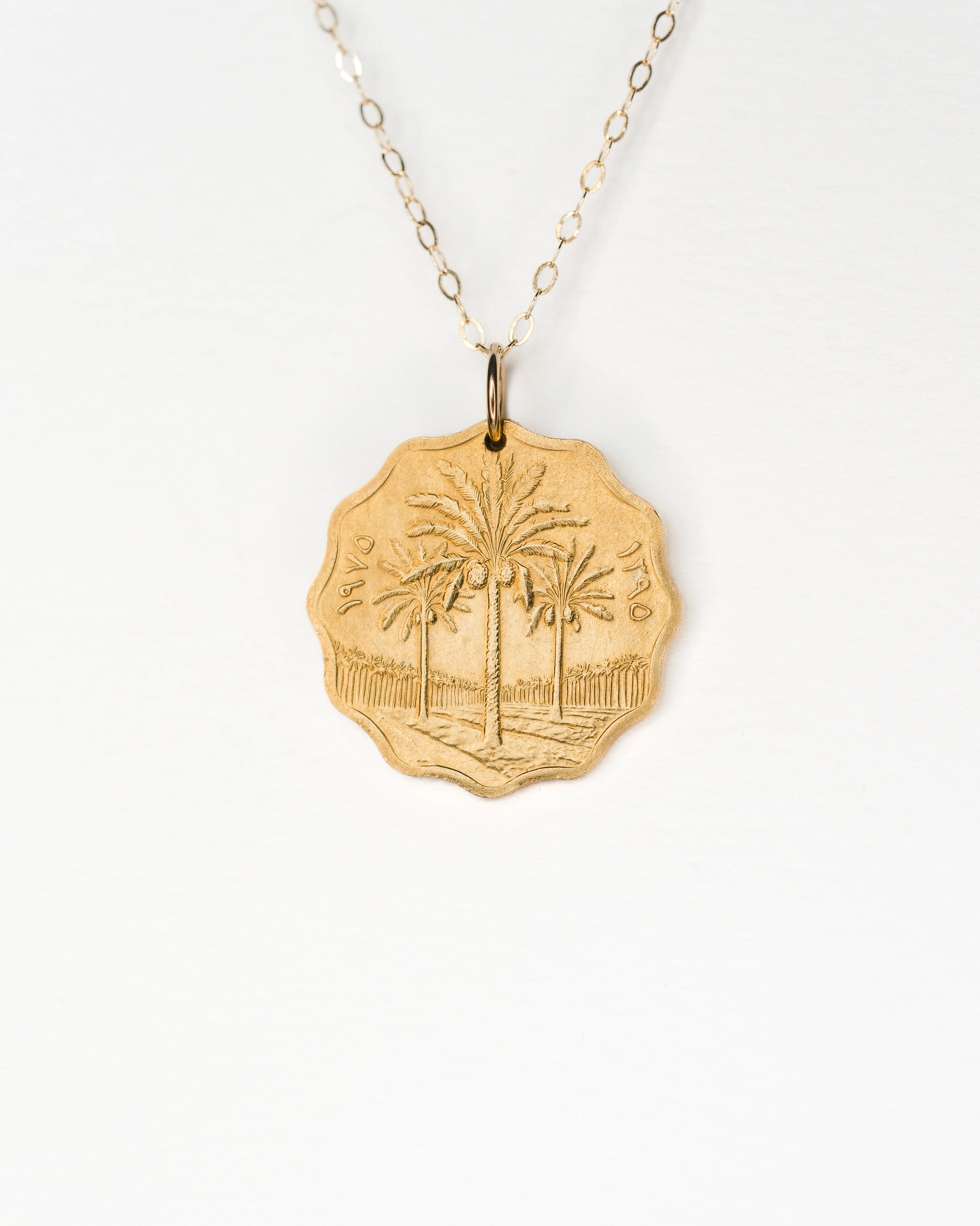 Iraq | Palm Trees Coin Necklace - Image 4