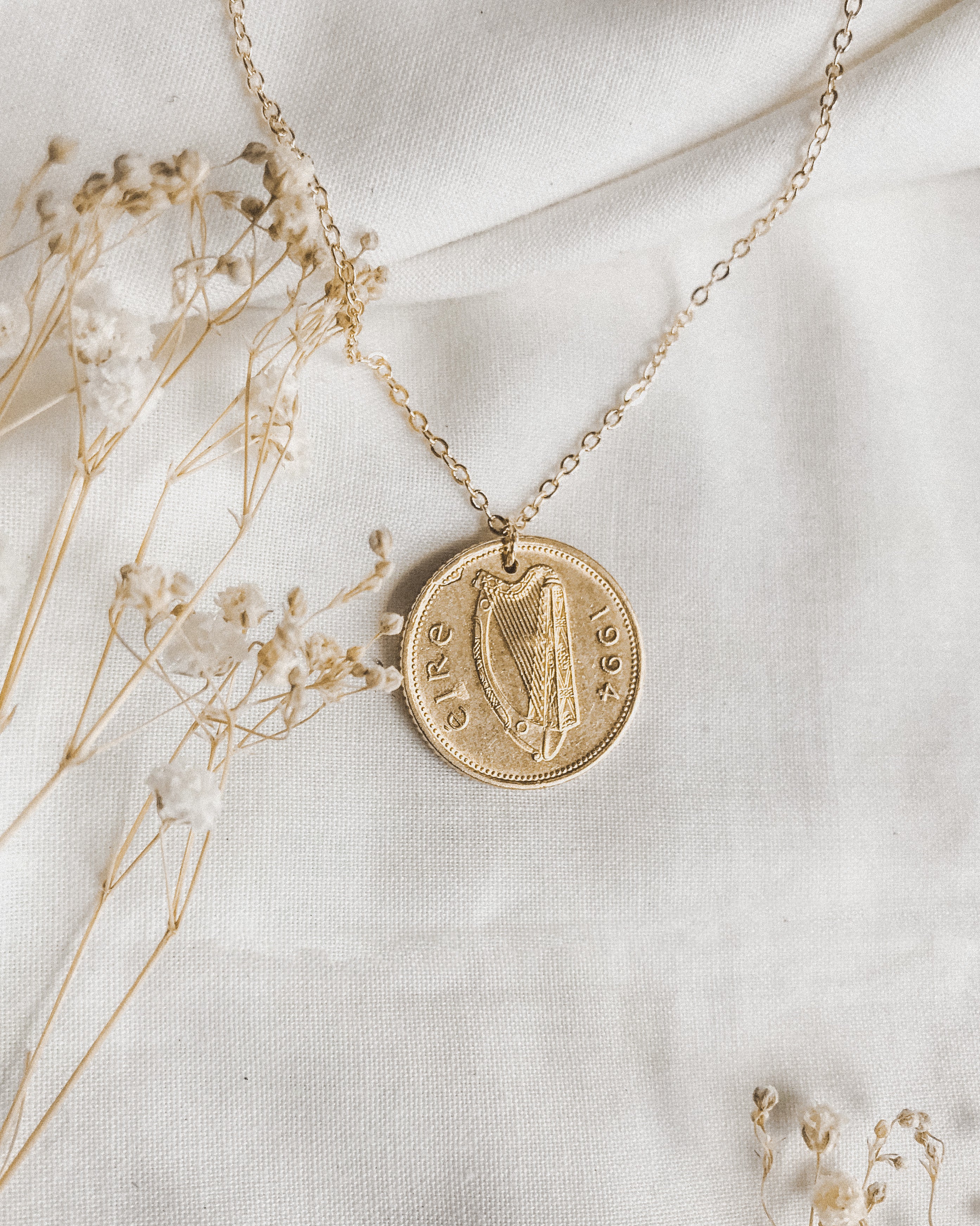 Ireland | Harp Coin Necklace - Image 4