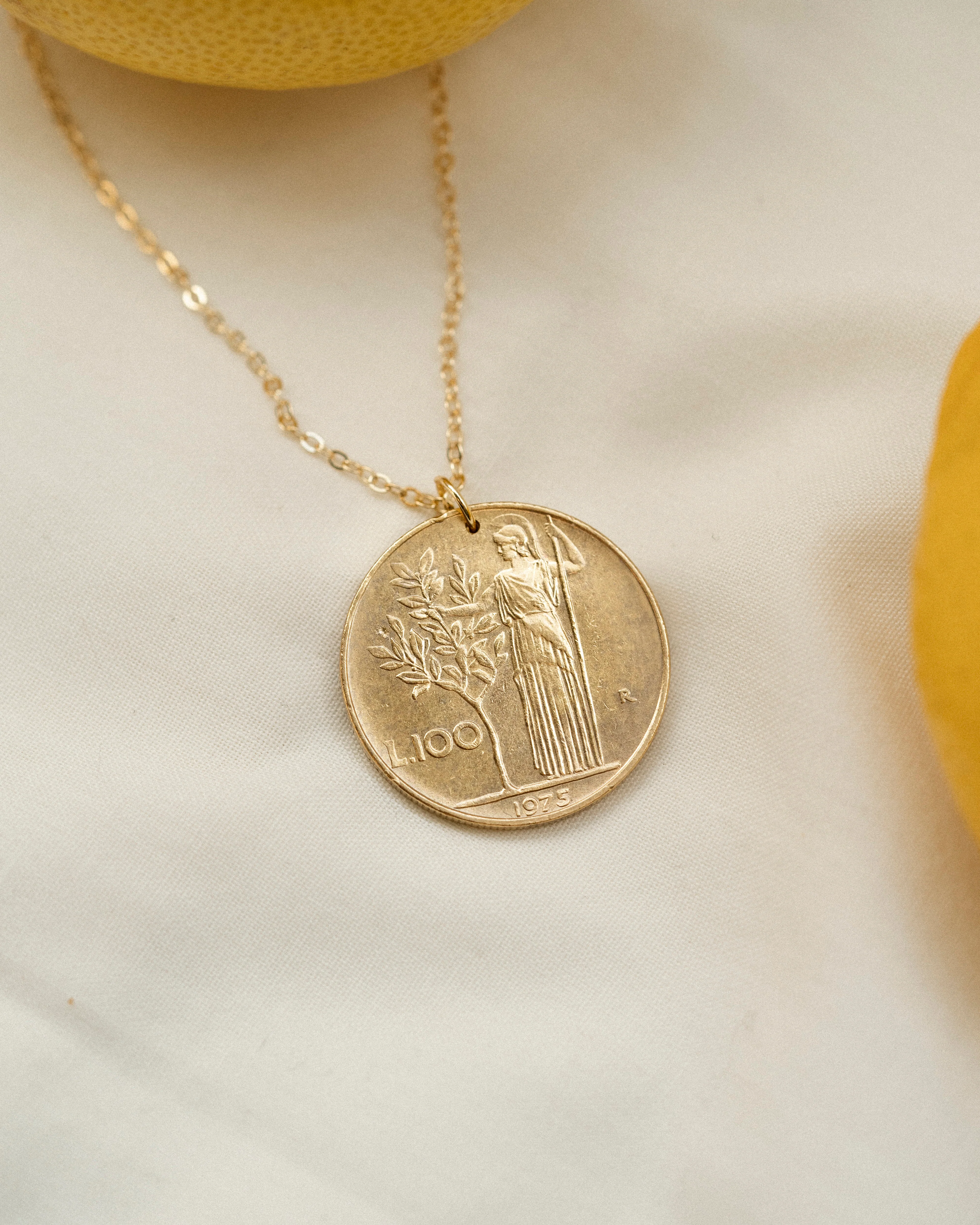 Italy | Minerva Coin Necklace