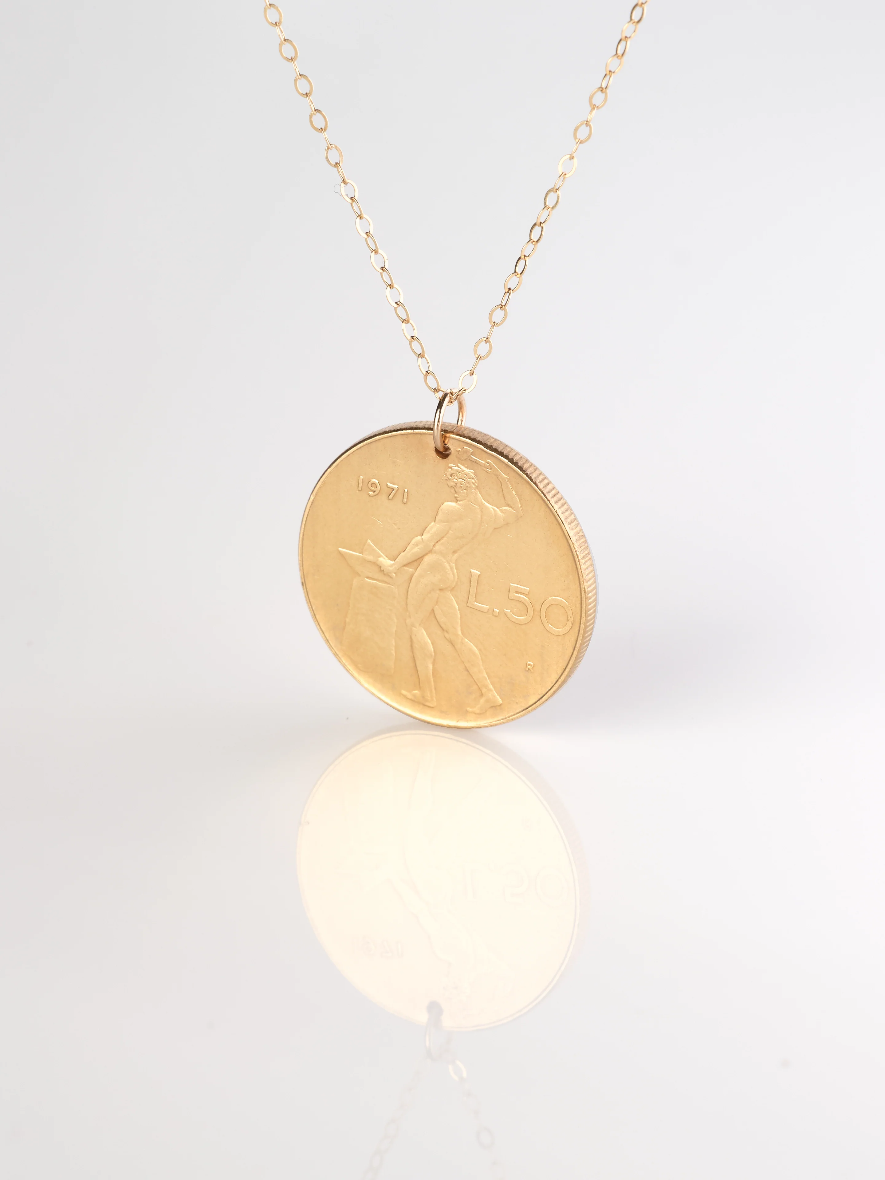 Italy | Vulcan Coin Necklace - Image 3