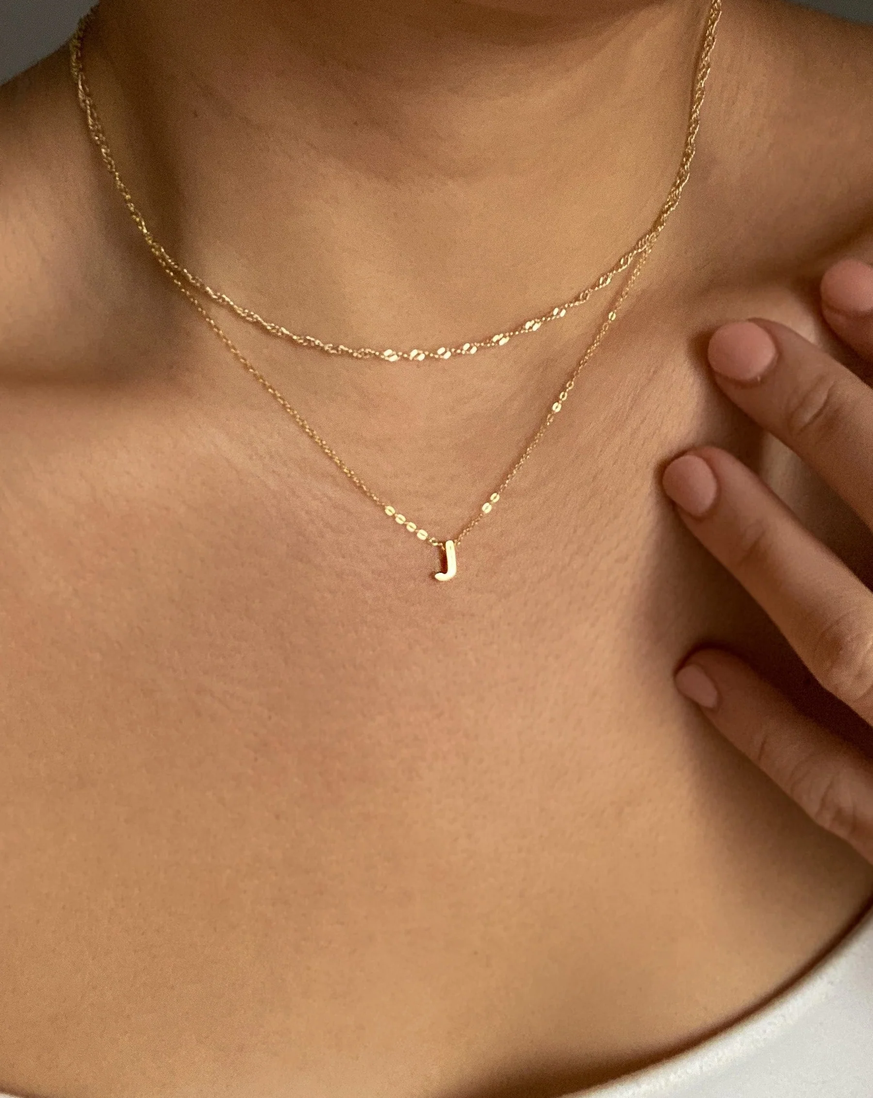 J - Alphabet Necklace - Image 3