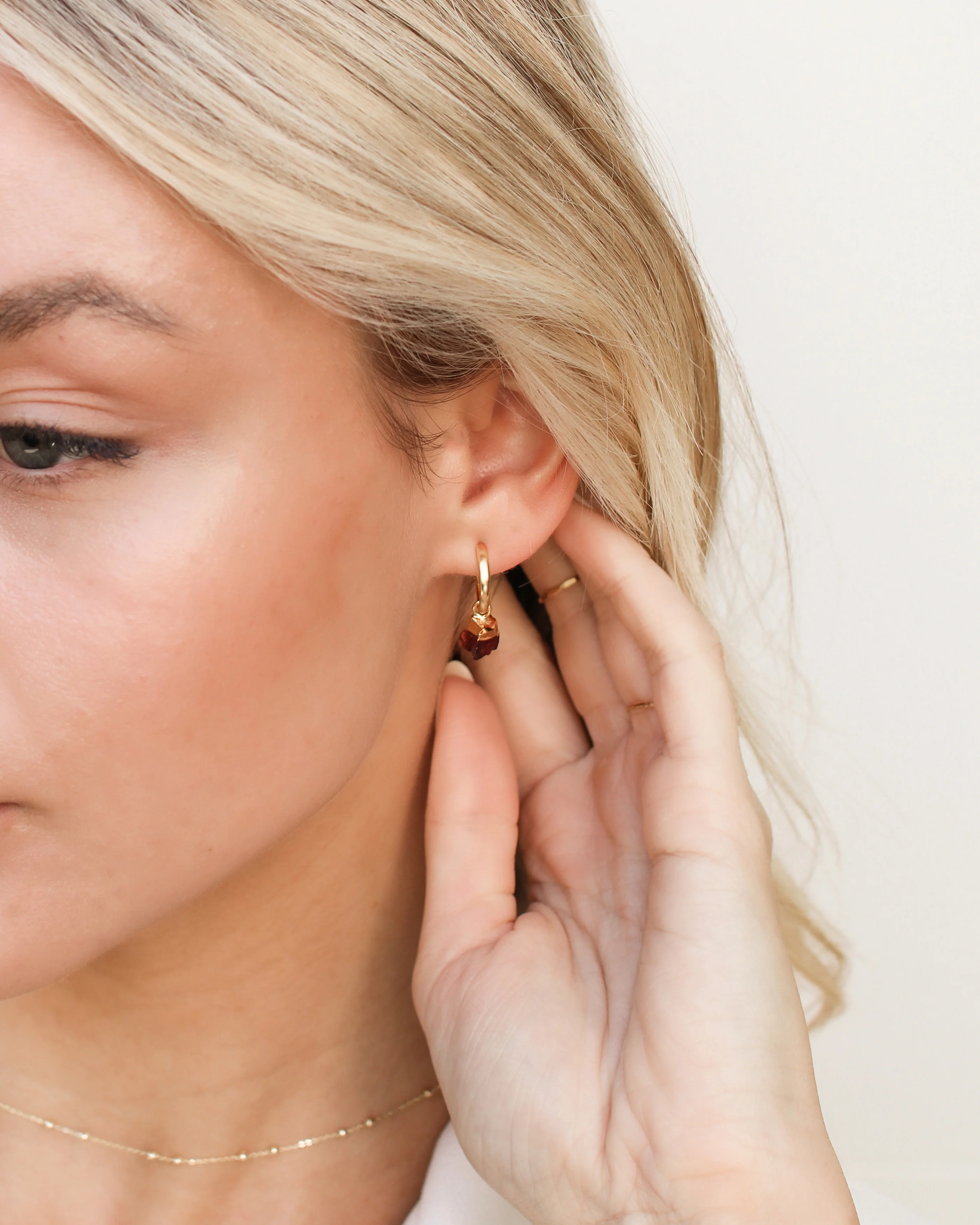 January Birthstone | Garnet Earrings - Image 6