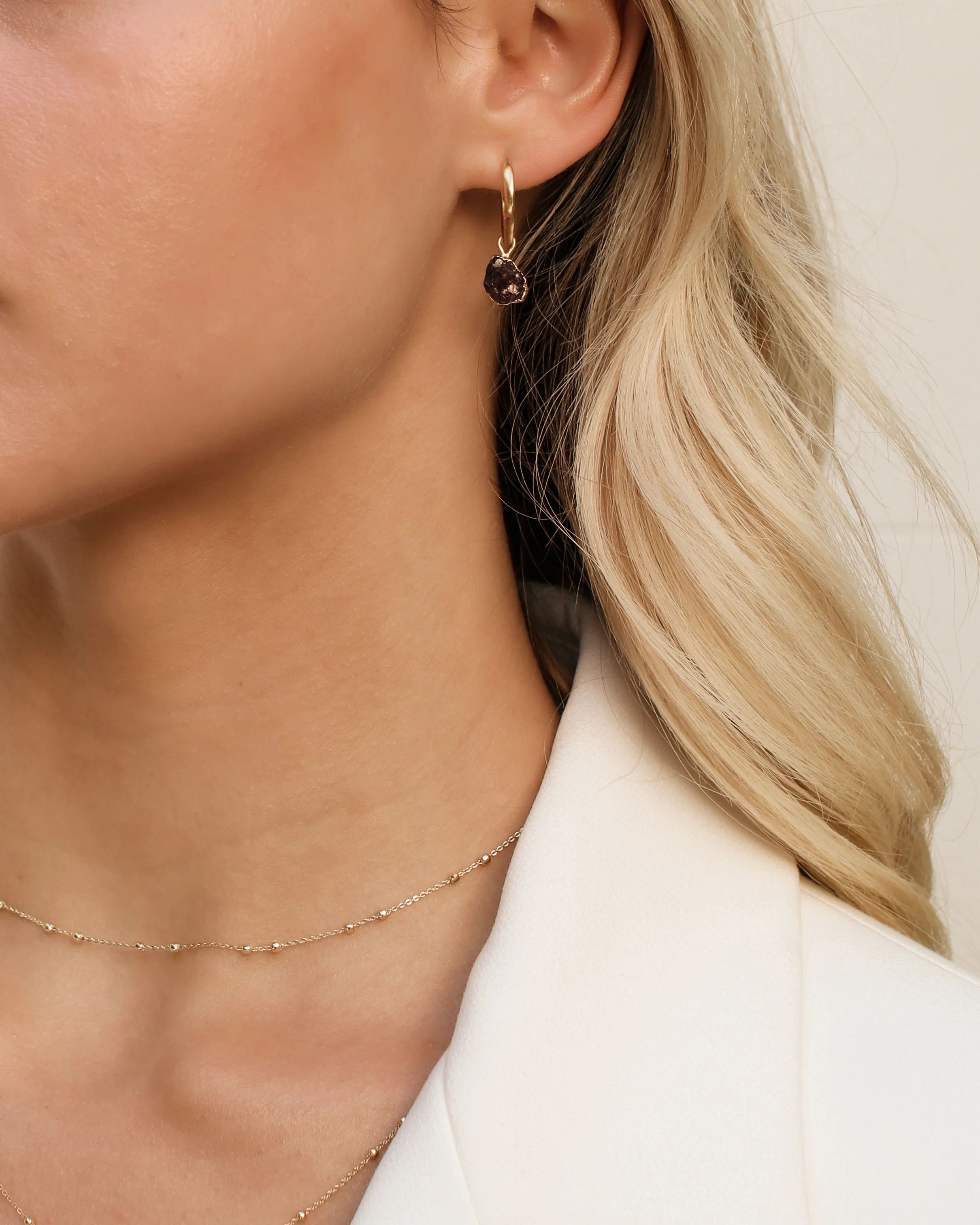 January Birthstone | Garnet Earrings - Image 7